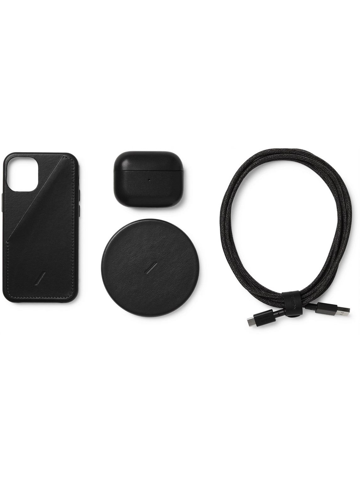 NATIVE UNION – Leather iPhone 12 Mini Accessories Bundle