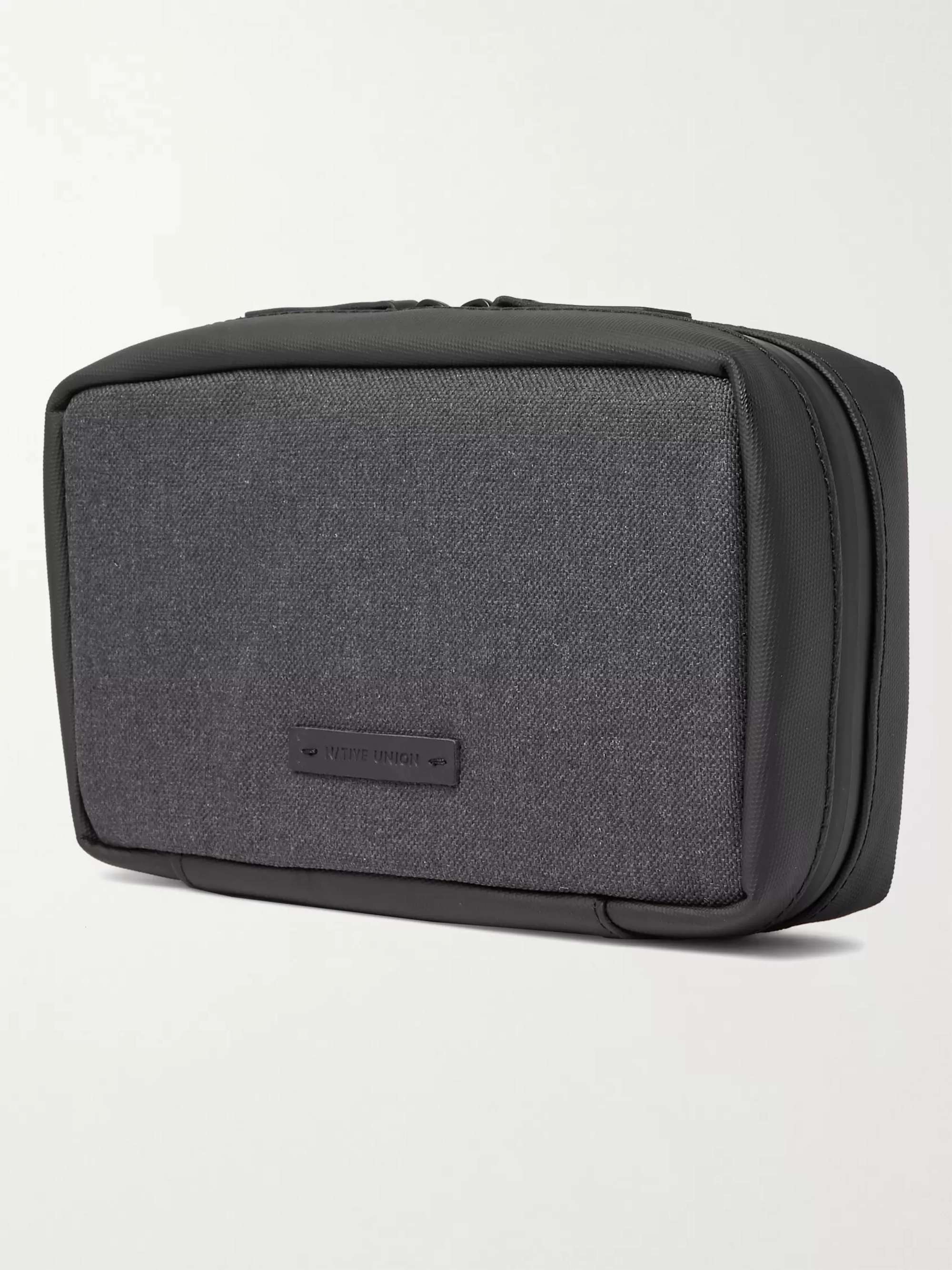 NATIVE UNION Stow Organizer Panelled Canvas Zip-Around Pouch