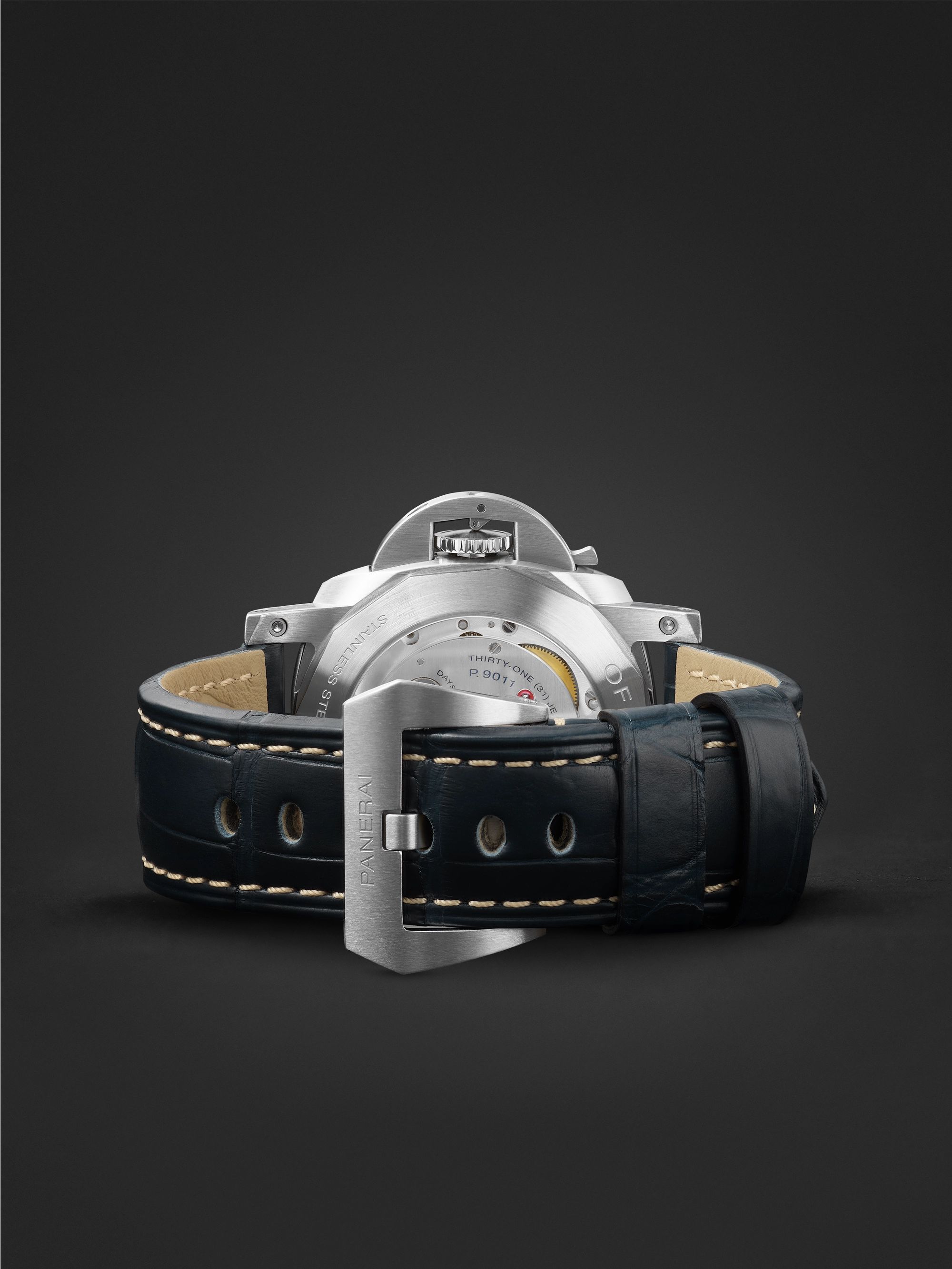 PANERAI Luminor GMT Automatic 44mm Stainless Steel and Alligator Watch, Ref. No. PAM01033