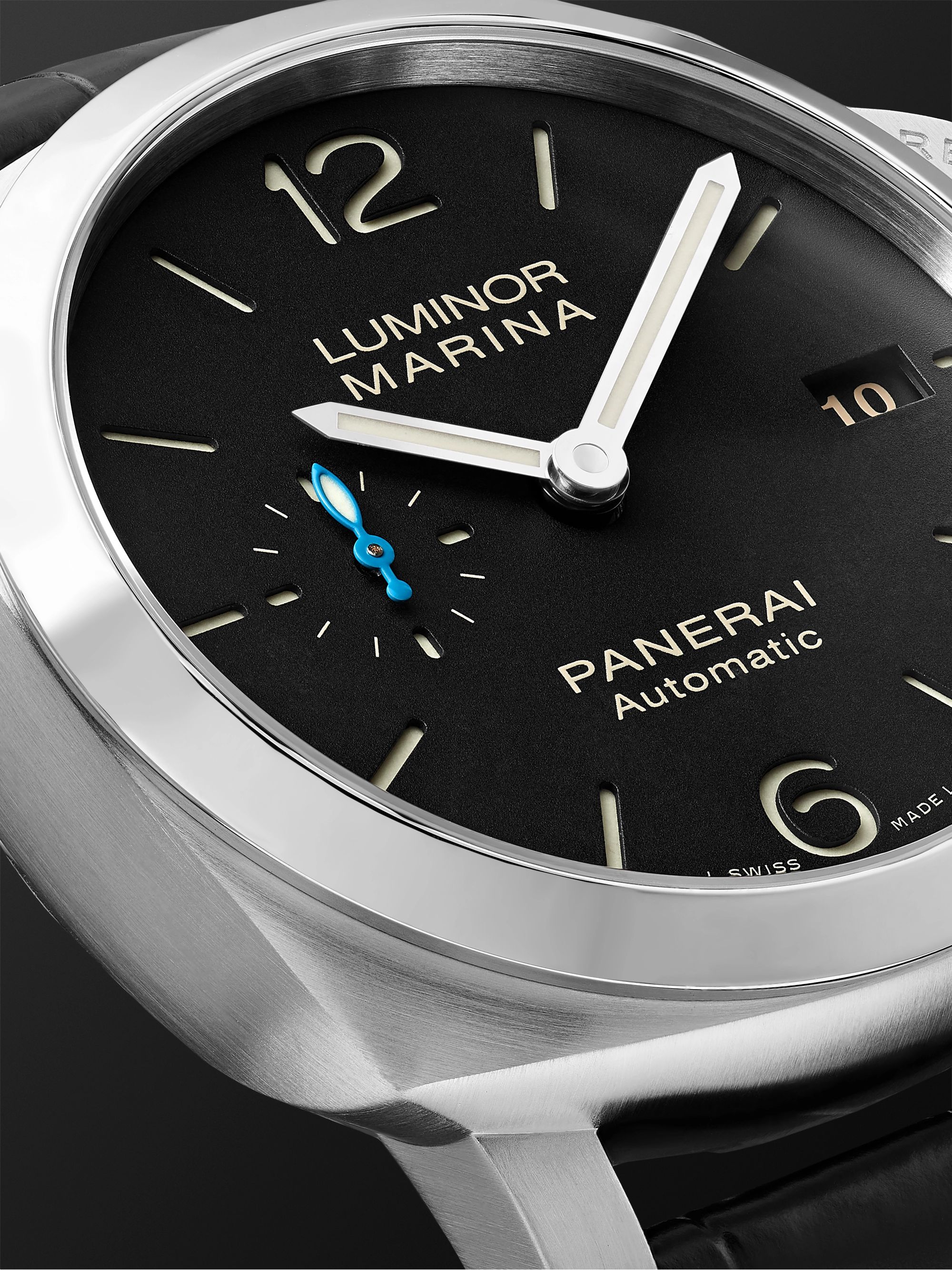 PANERAI Luminor Marina 42mm Automatic Stainless Steel and Alligator Watch, Ref. No. PAM01392