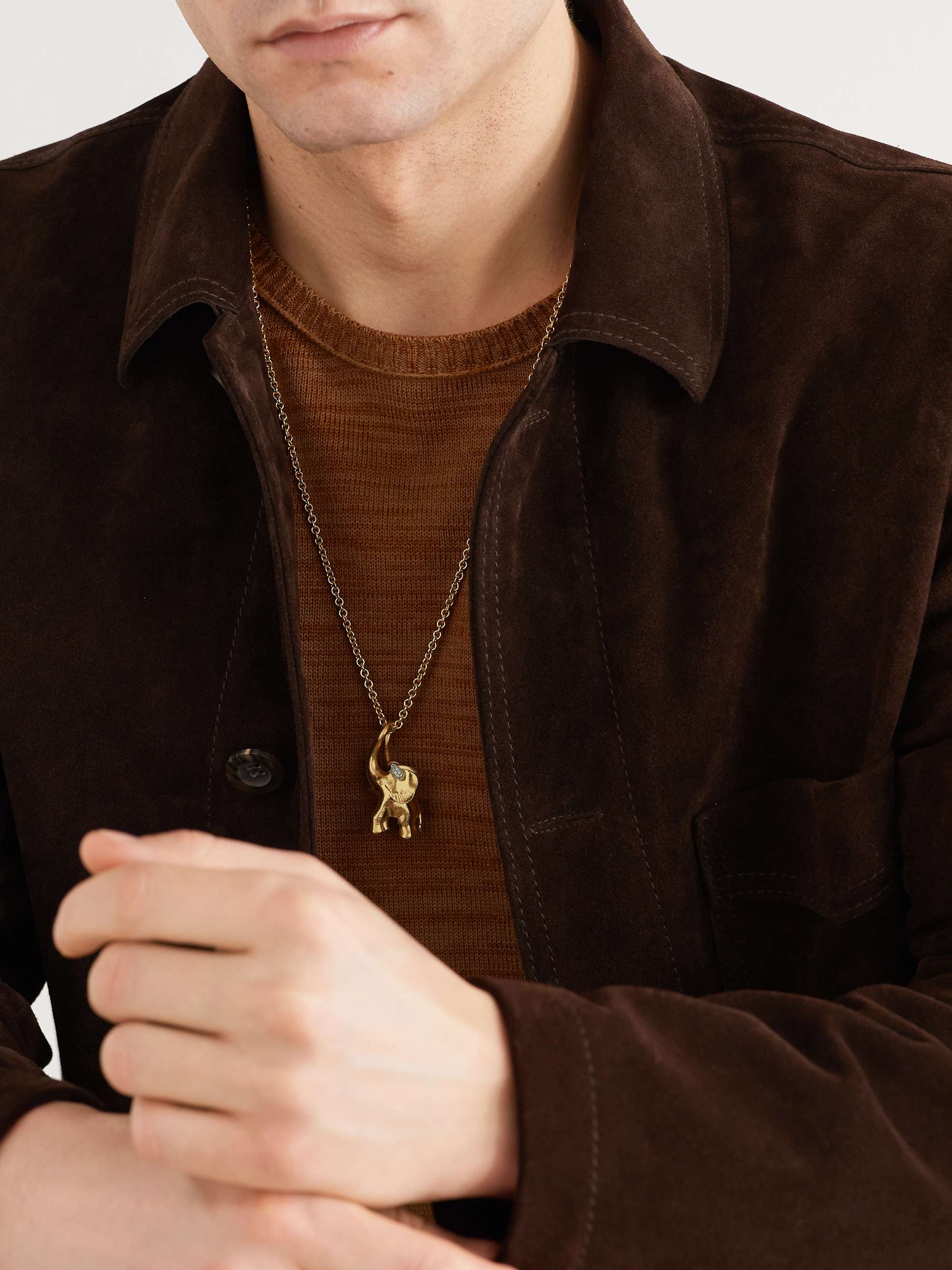 OLE LYNGGAARD COPENHAGEN Gold and Diamond Necklace