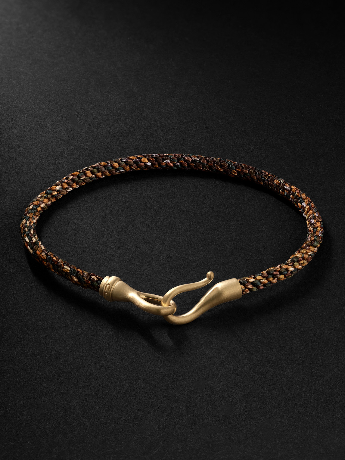 Life Gold and Cord Bracelet