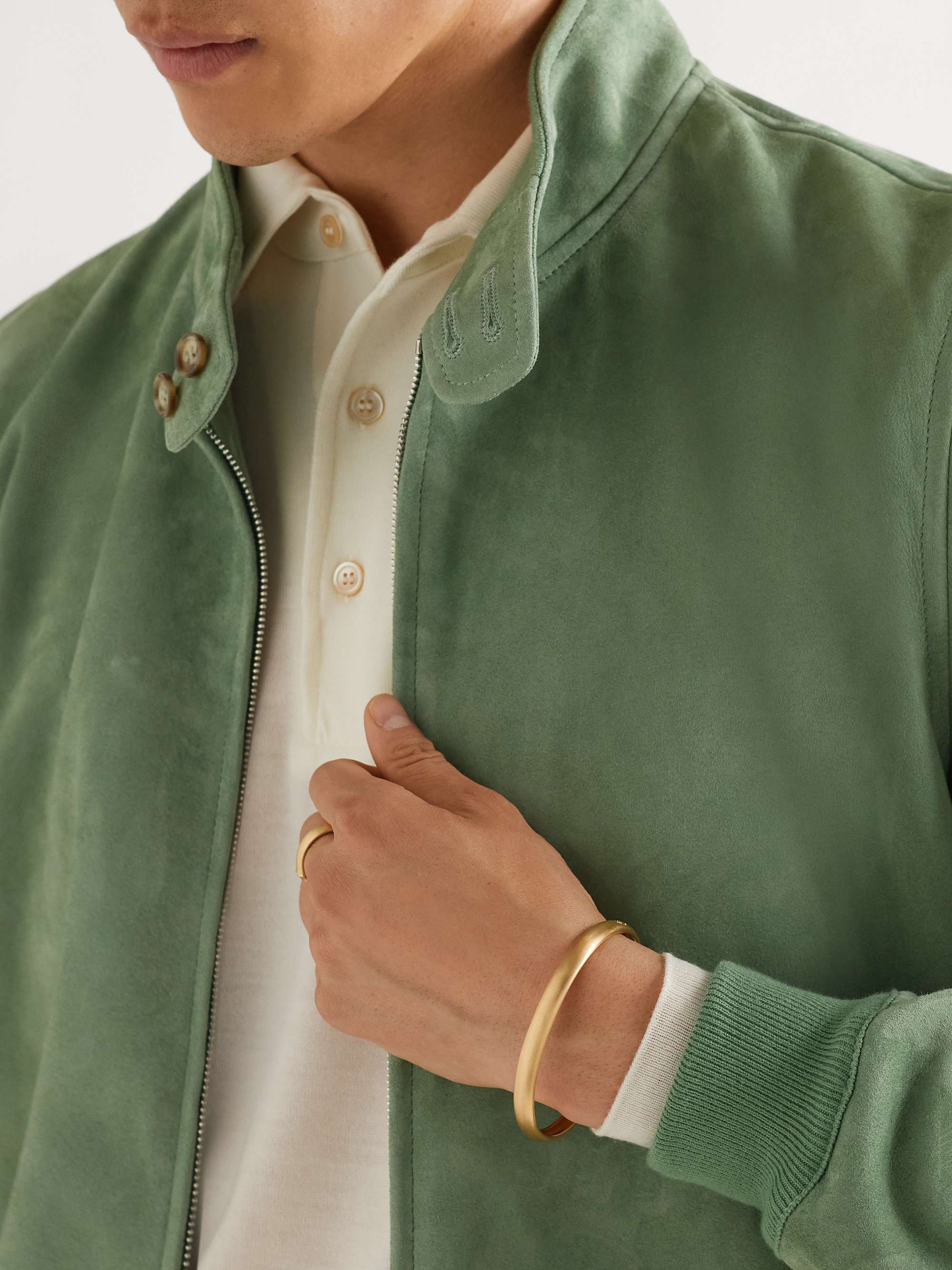 OLE LYNGGAARD COPENHAGEN Julius Engraved Gold Cuff