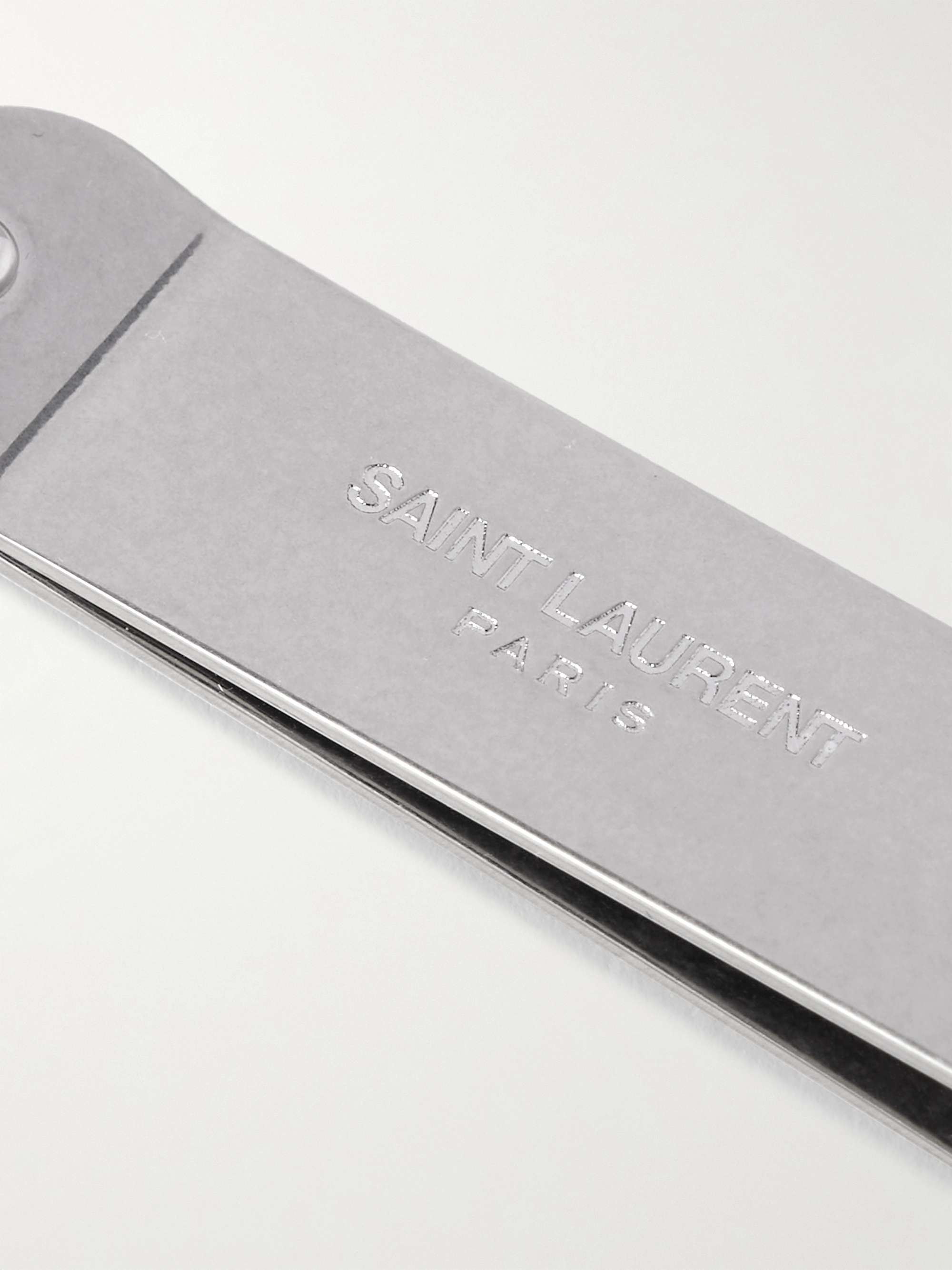 Logo metal money clip - Saint Laurent - Men