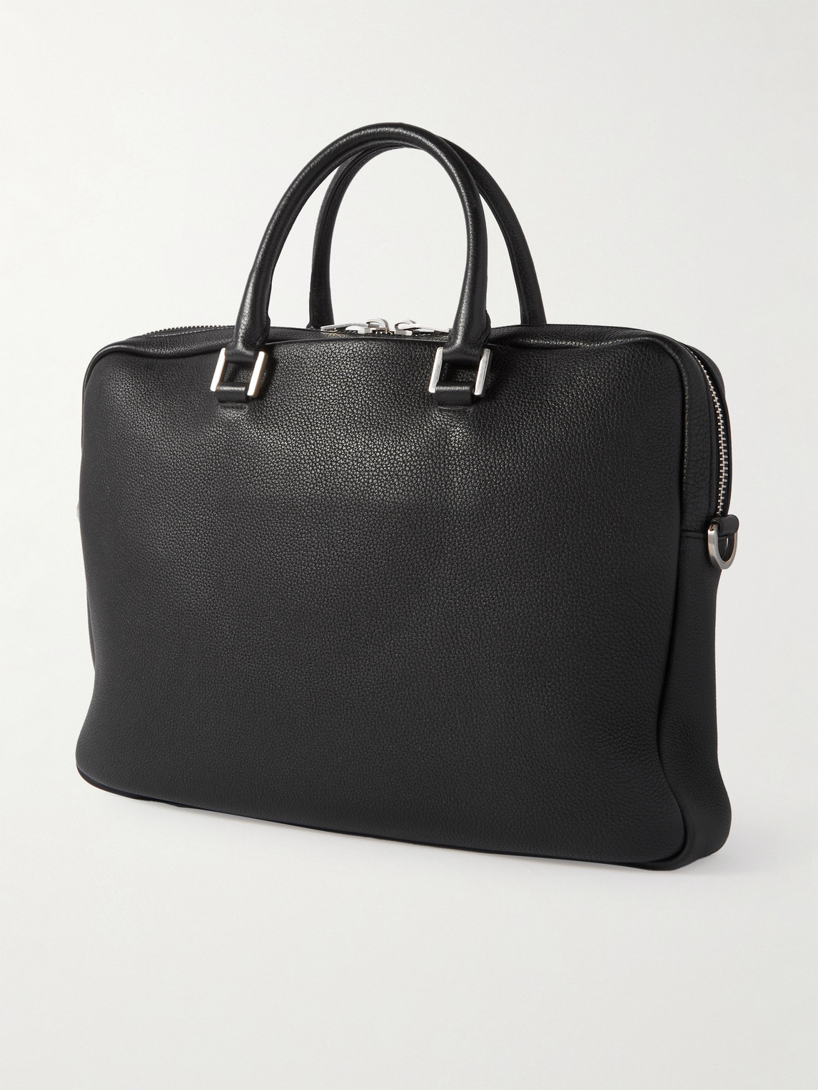 Shop Saint Laurent Sac De Jour Full-grain Leather Briefcase In Black