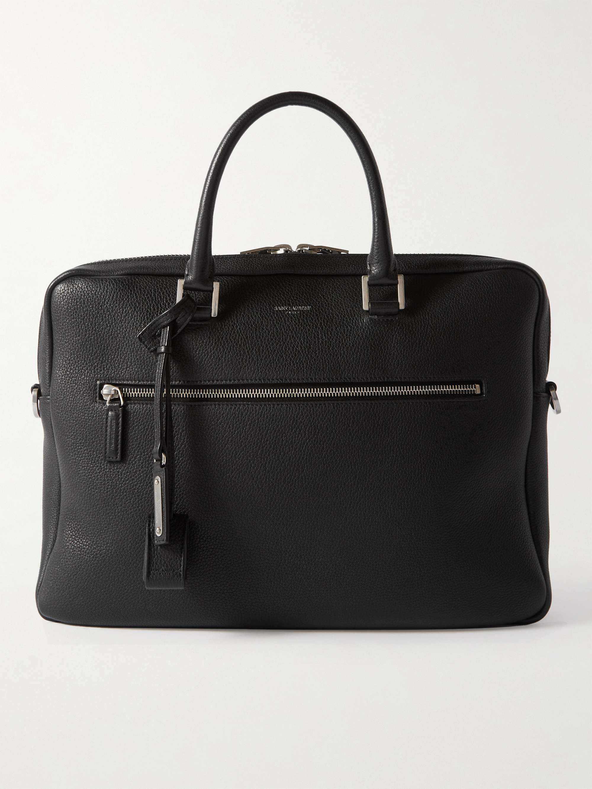 SAINT LAURENT Sac de Jour Full-Grain Leather Briefcase for Men | MR PORTER