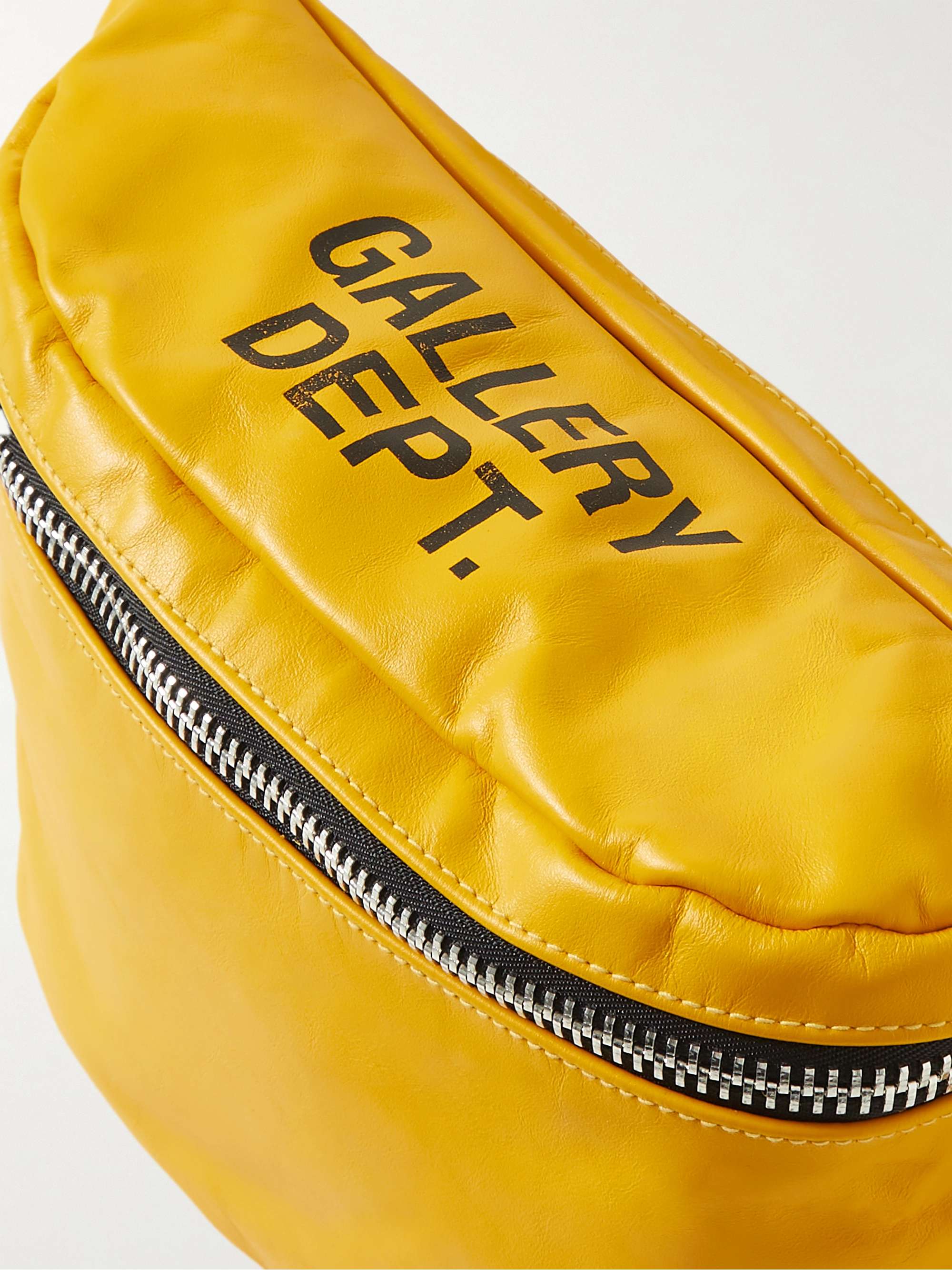 GALLERY DEPT. Logo-Print Leather Belt Bag