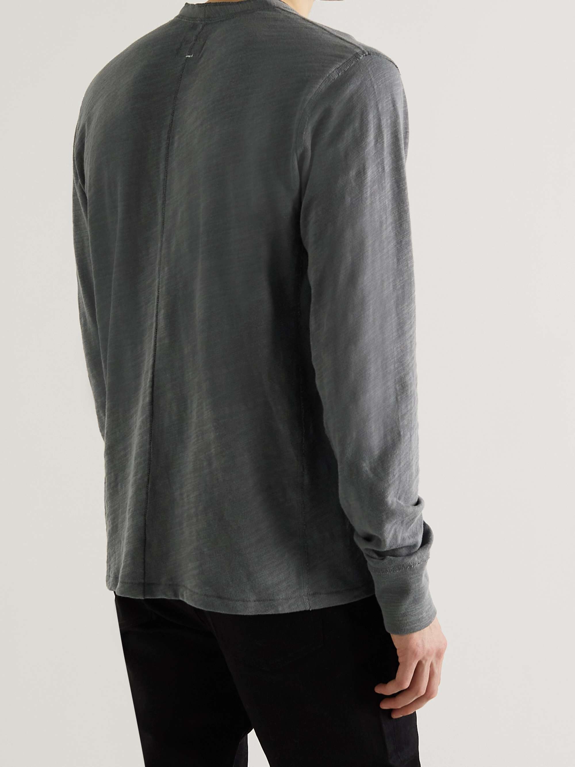 RAG & BONE Cotton-Jersey Henley T-Shirt