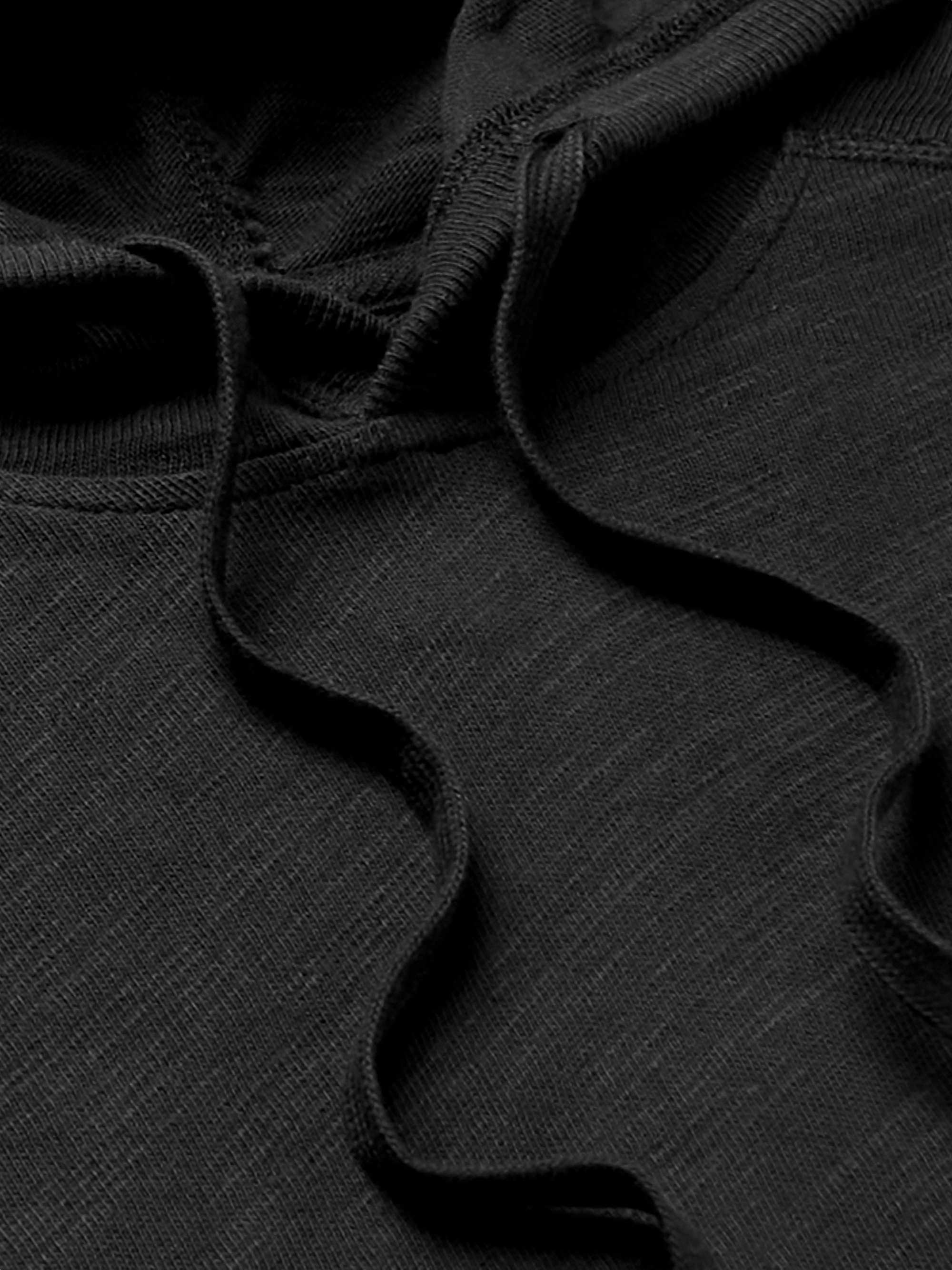 RAG & BONE Flame Slub Cotton-Jersey Hoodie