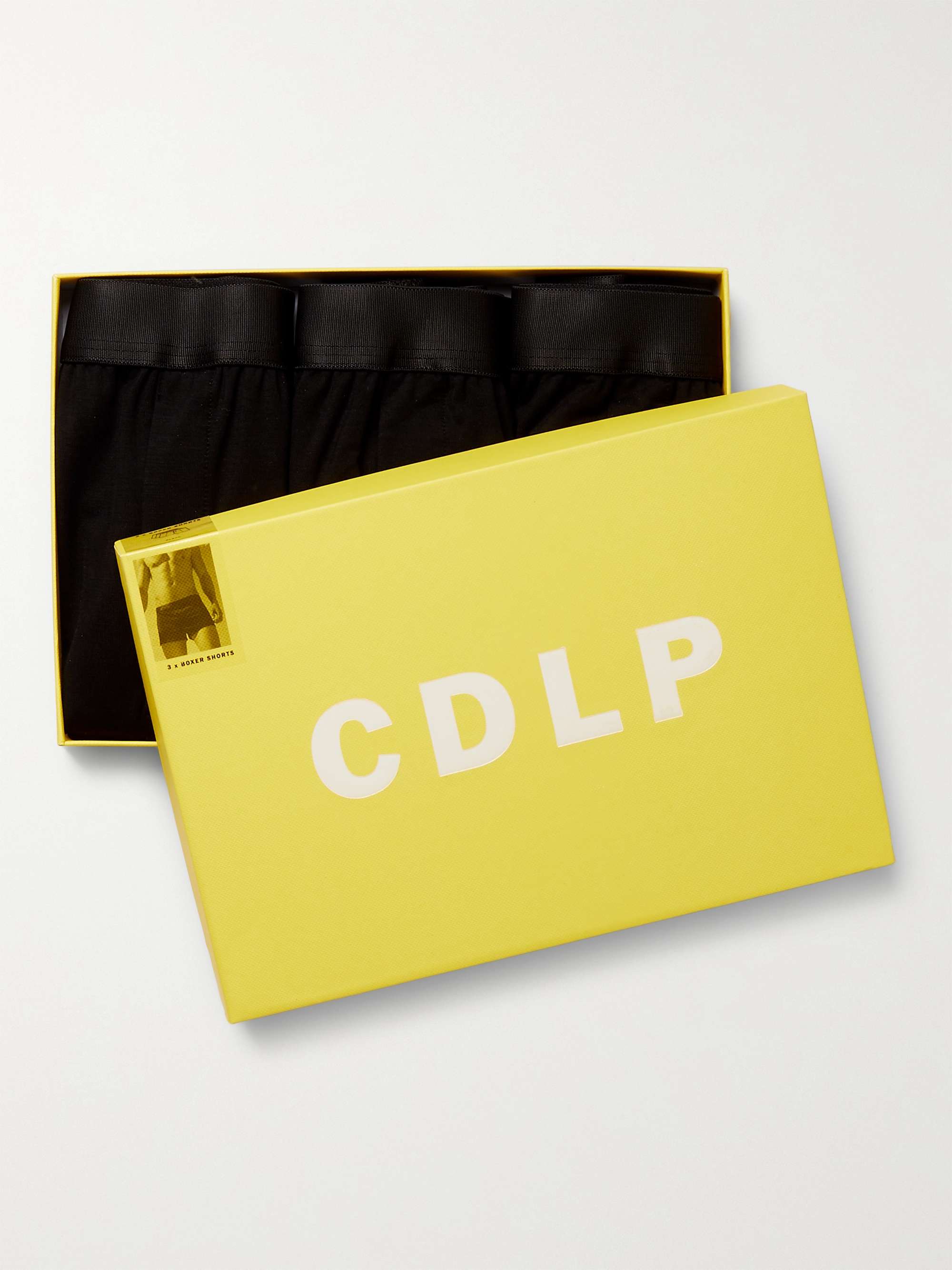 CDLP Three-Pack Slim-Fit Stretch-Lyocell Boxer Shorts