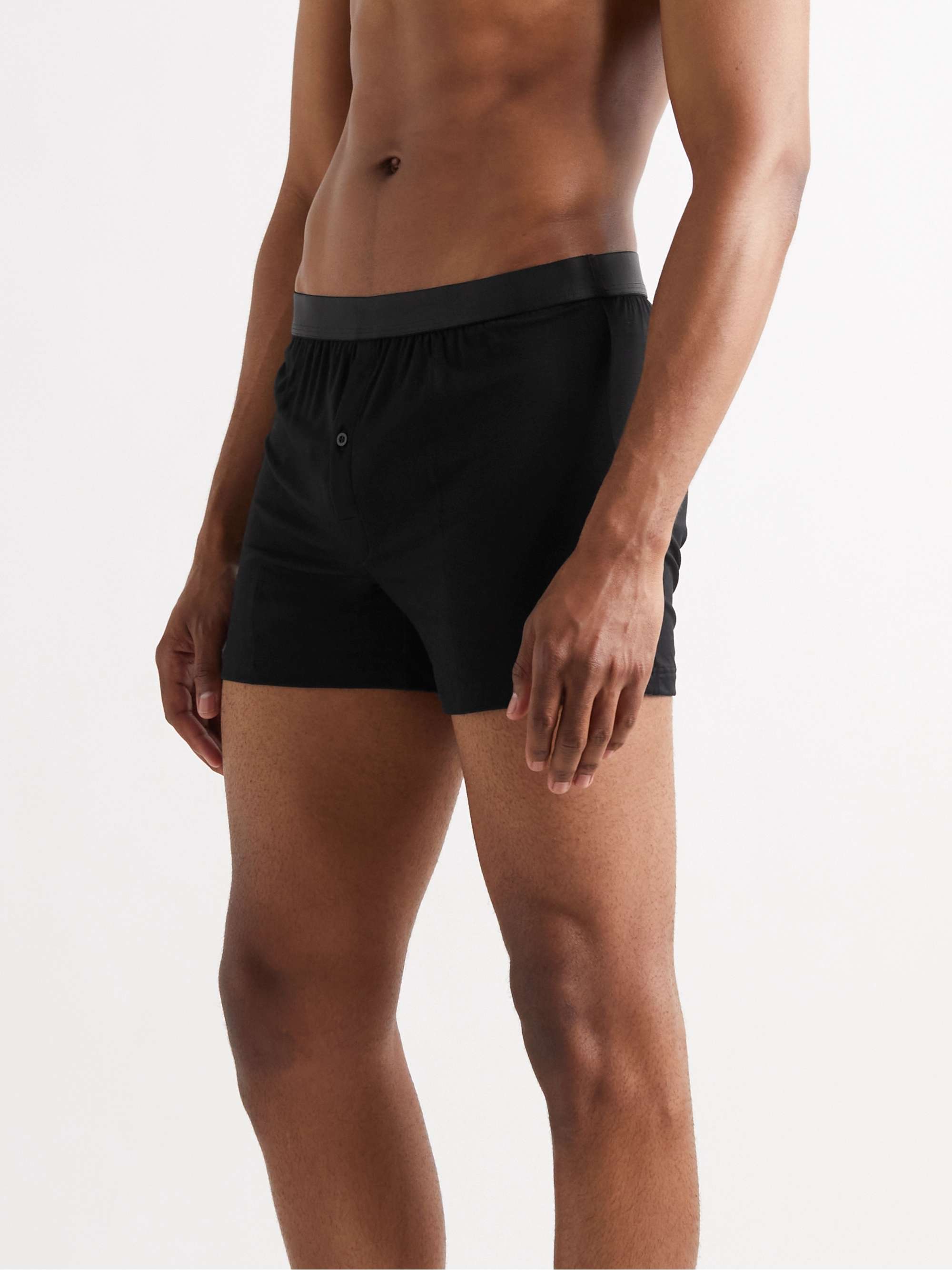 CDLP Three-Pack Slim-Fit Stretch-Lyocell Boxer Shorts