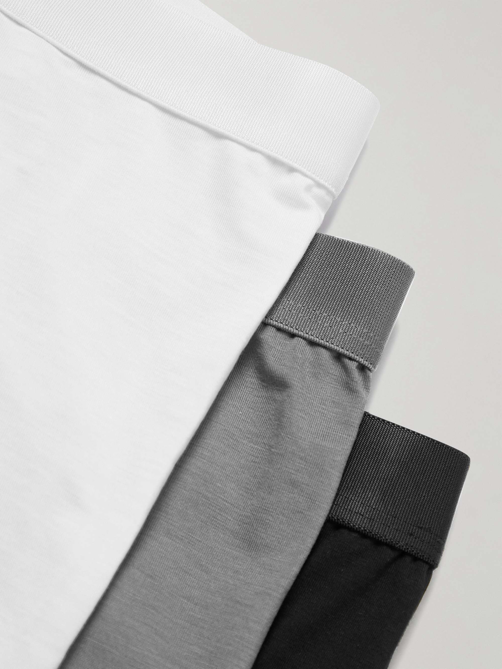 CDLP Three-Pack Stretch-Lyocell Boxer Briefs