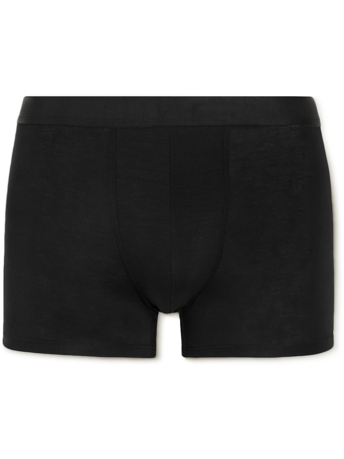 Cdlp Stretch-lyocell Boxer Briefs In Black