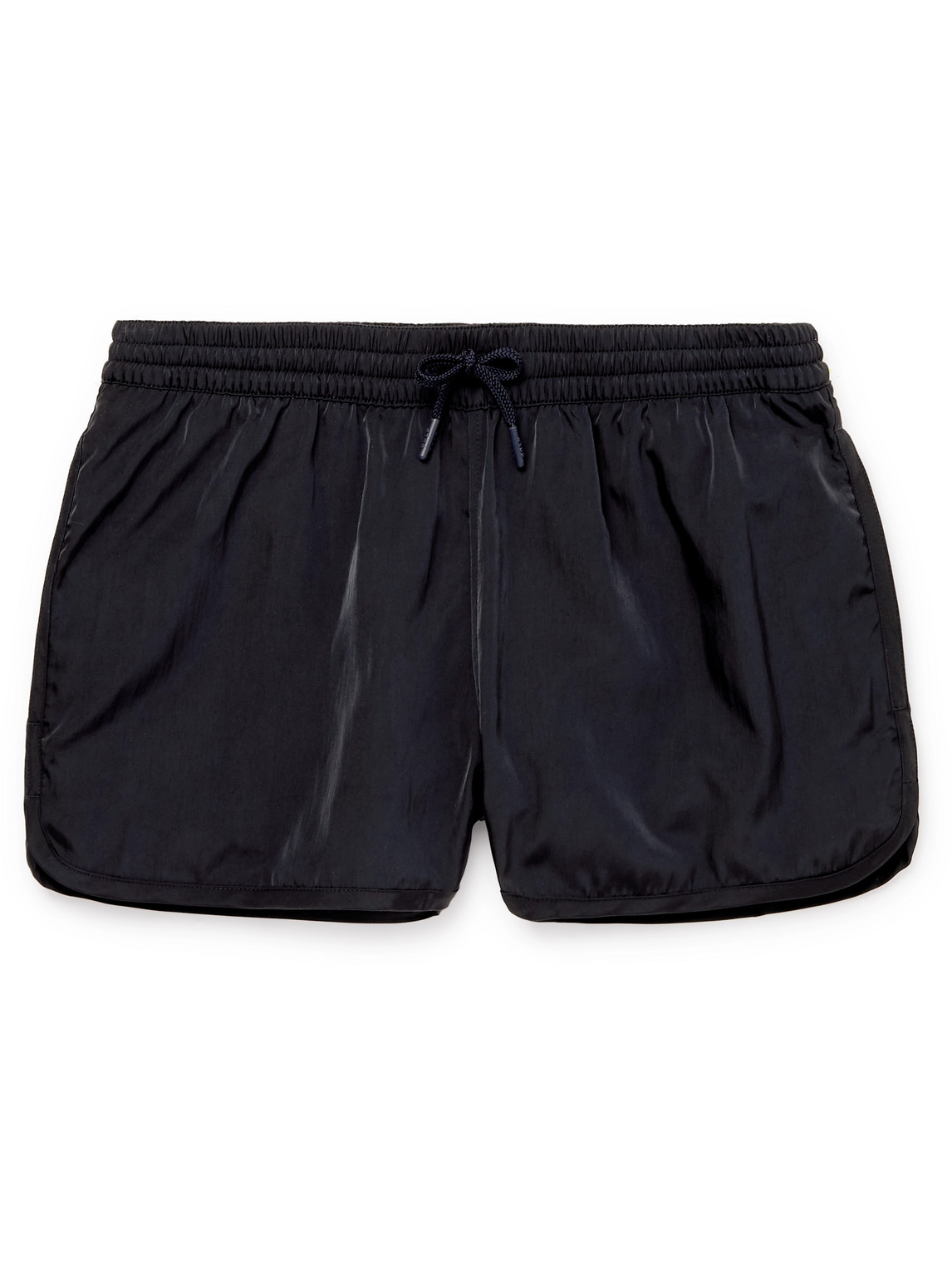 Shop Cdlp Slim-fit Short-length Econyl Swim Shorts In Blue