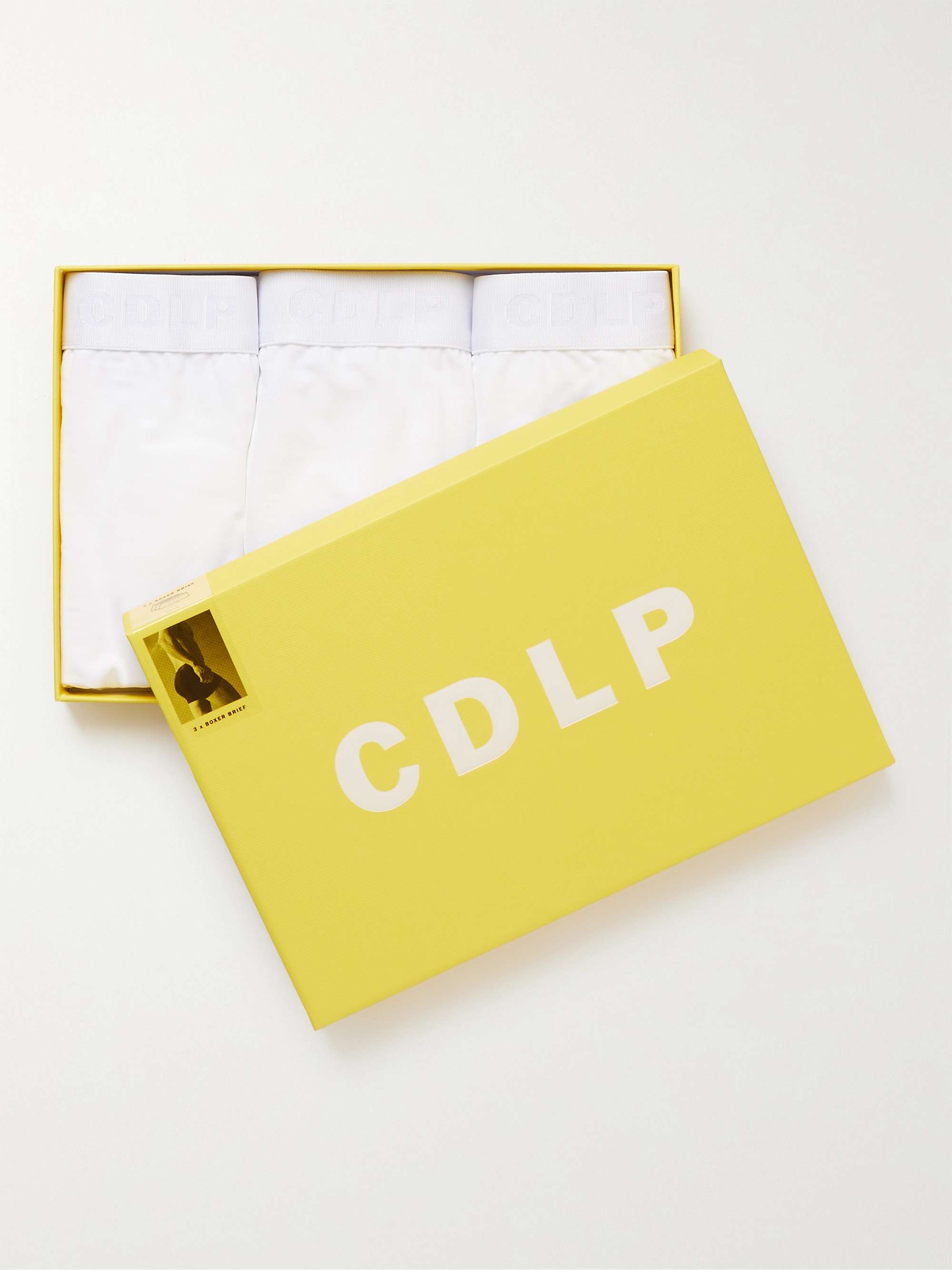 CDLP Three-Pack Stretch-Lyocell Boxer Briefs