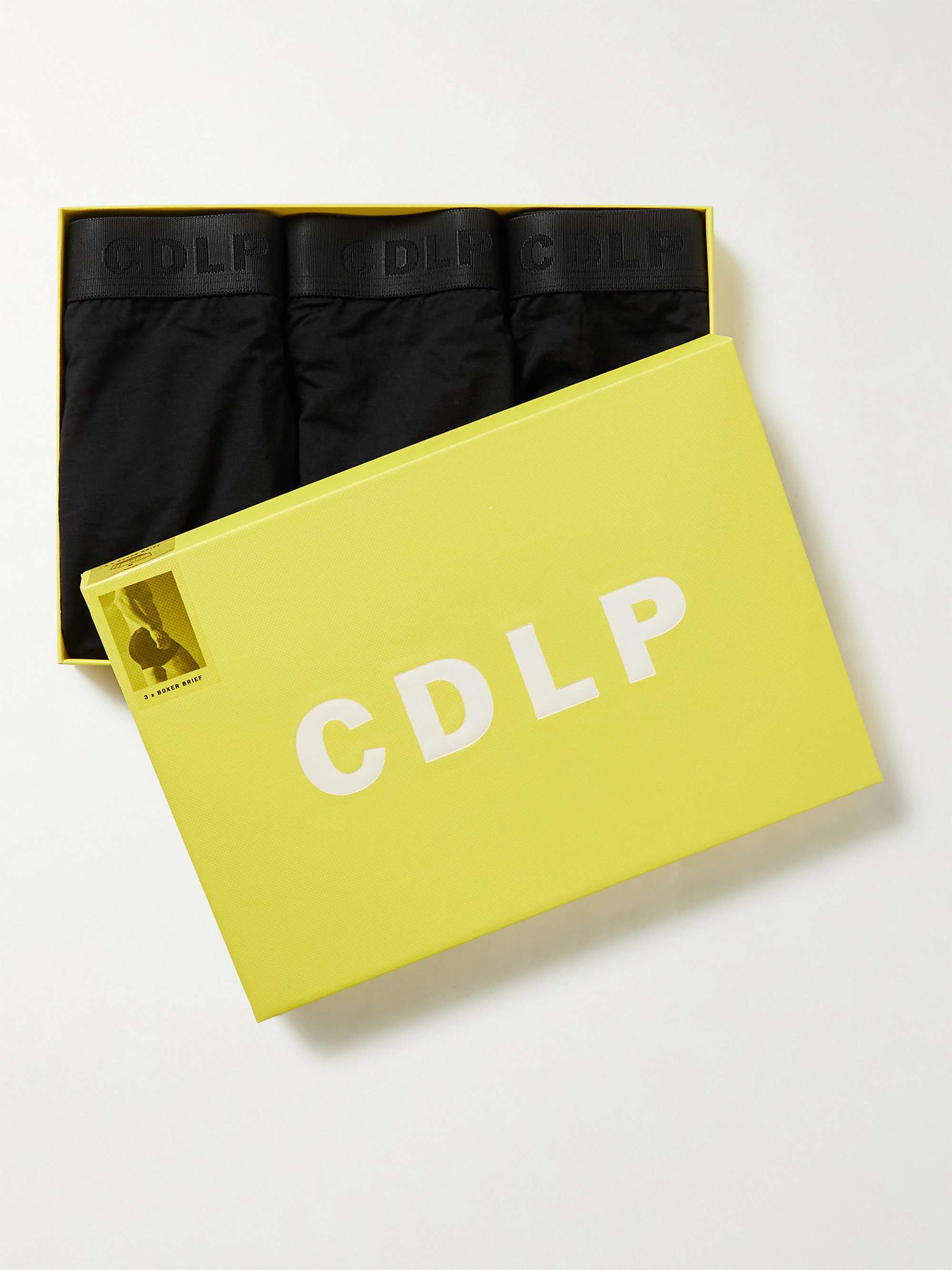 CDLP Three-Pack Stretch-Lyocell Boxer Briefs