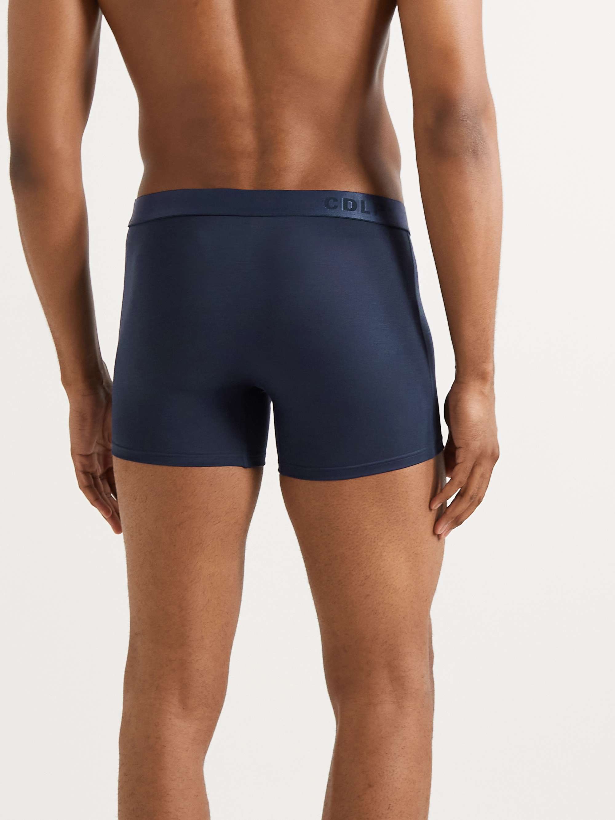 CDLP Three-Pack Stretch-Lyocell Boxer Briefs