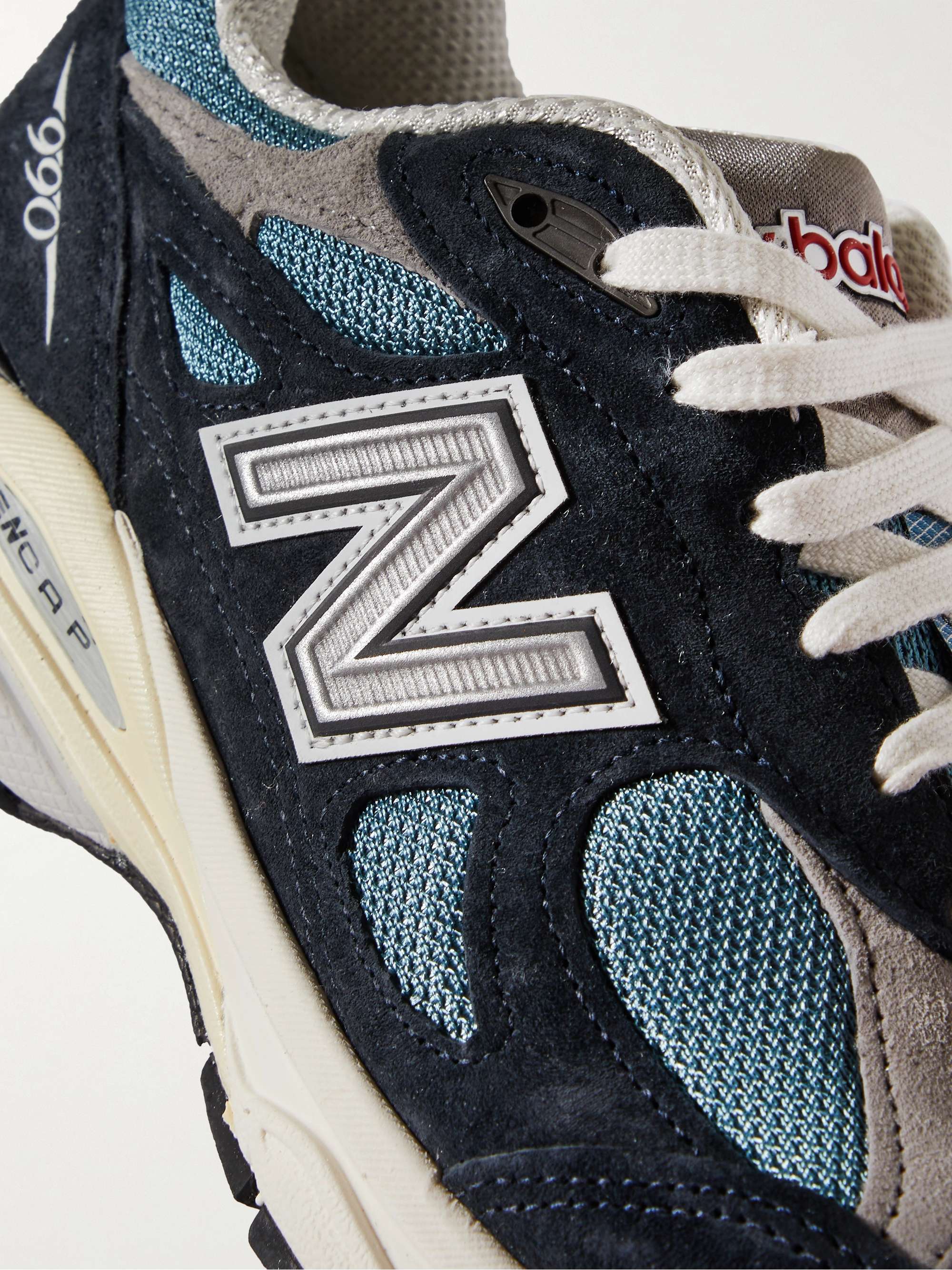 NEW BALANCE MADE in USA 990v3 Mesh and Suede Sneakers