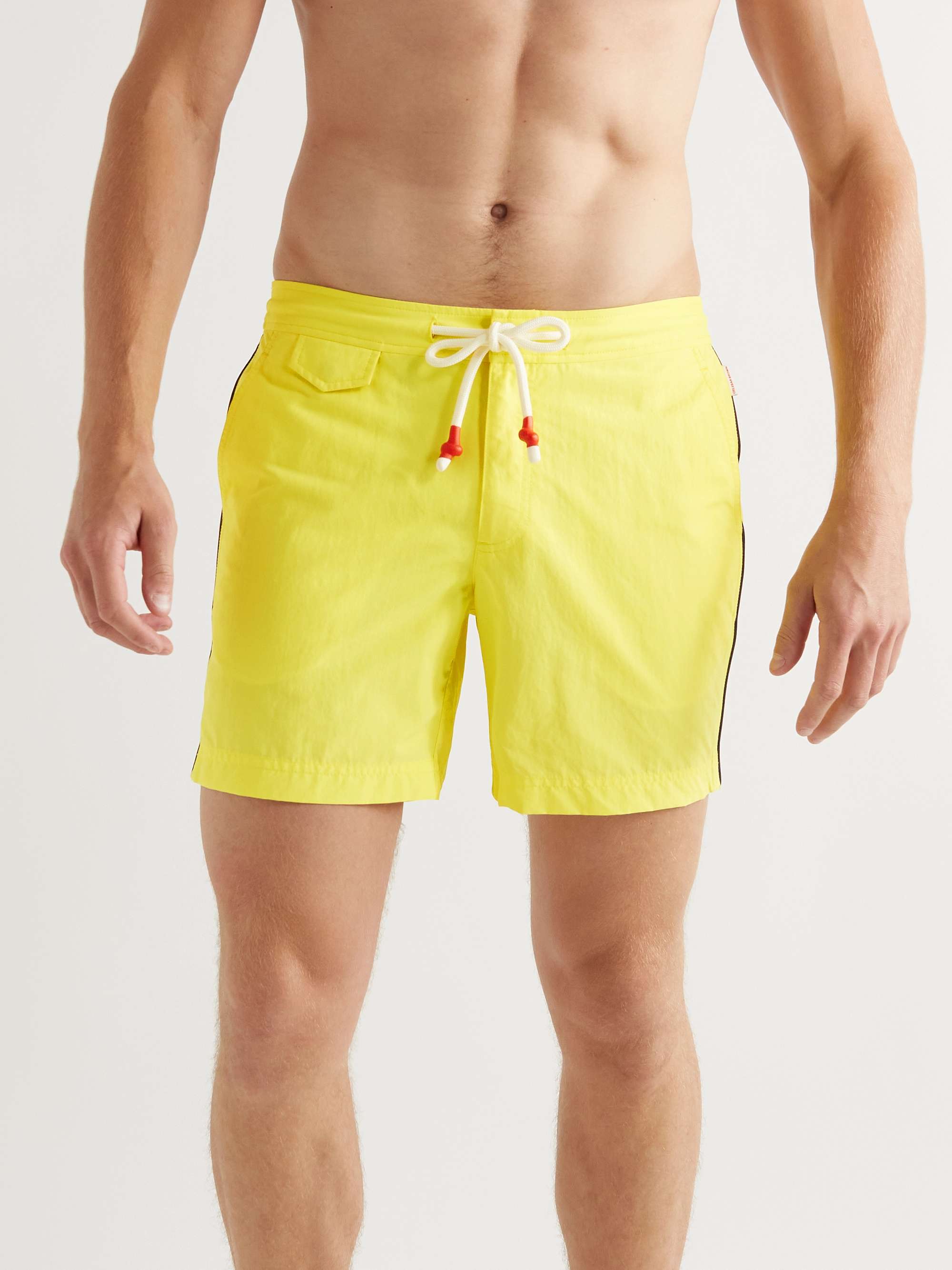 ORLEBAR BROWN Standard Mid-Length Piped Swim Shorts