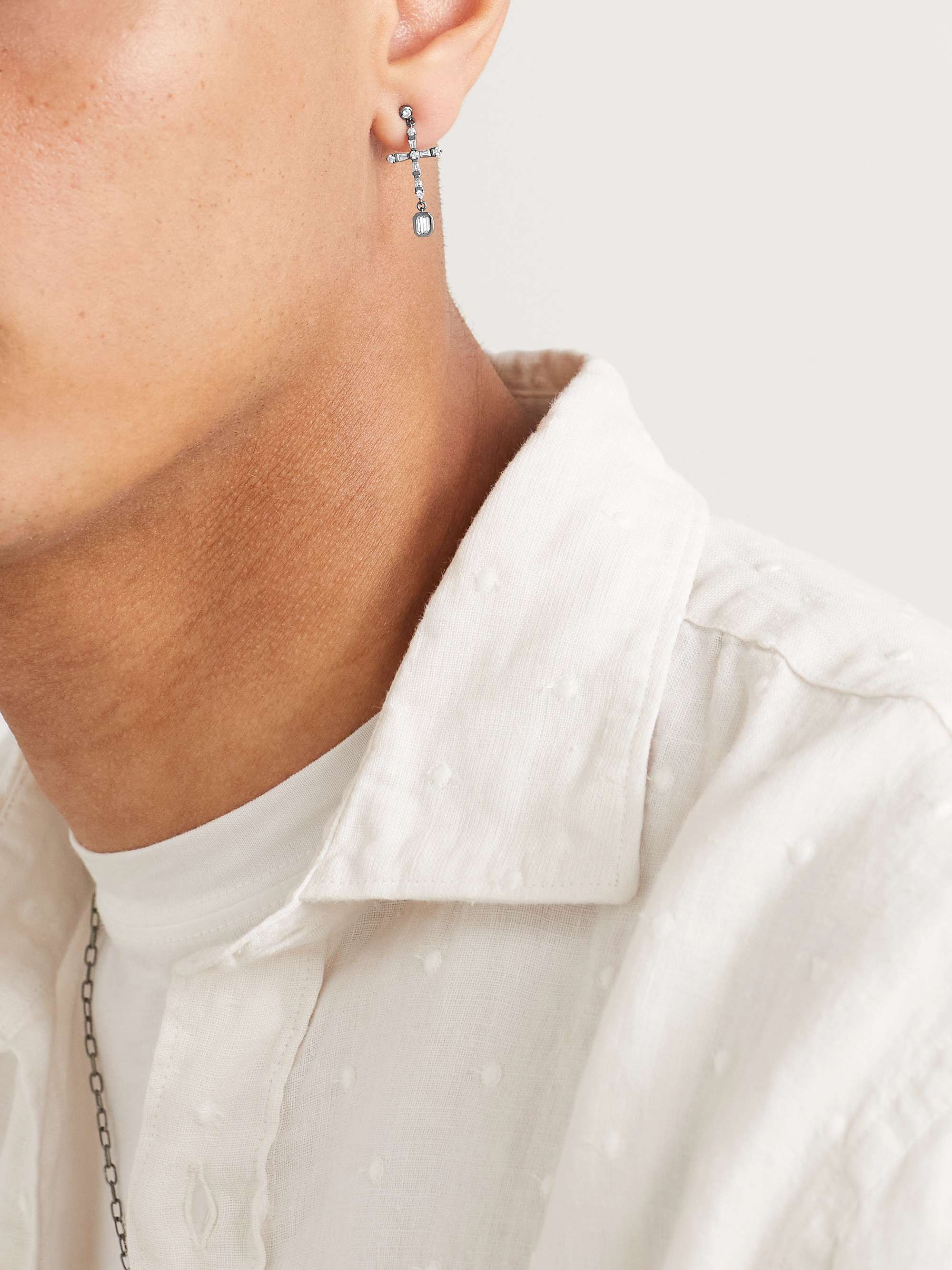 SHAY White Gold Diamond Single Earring