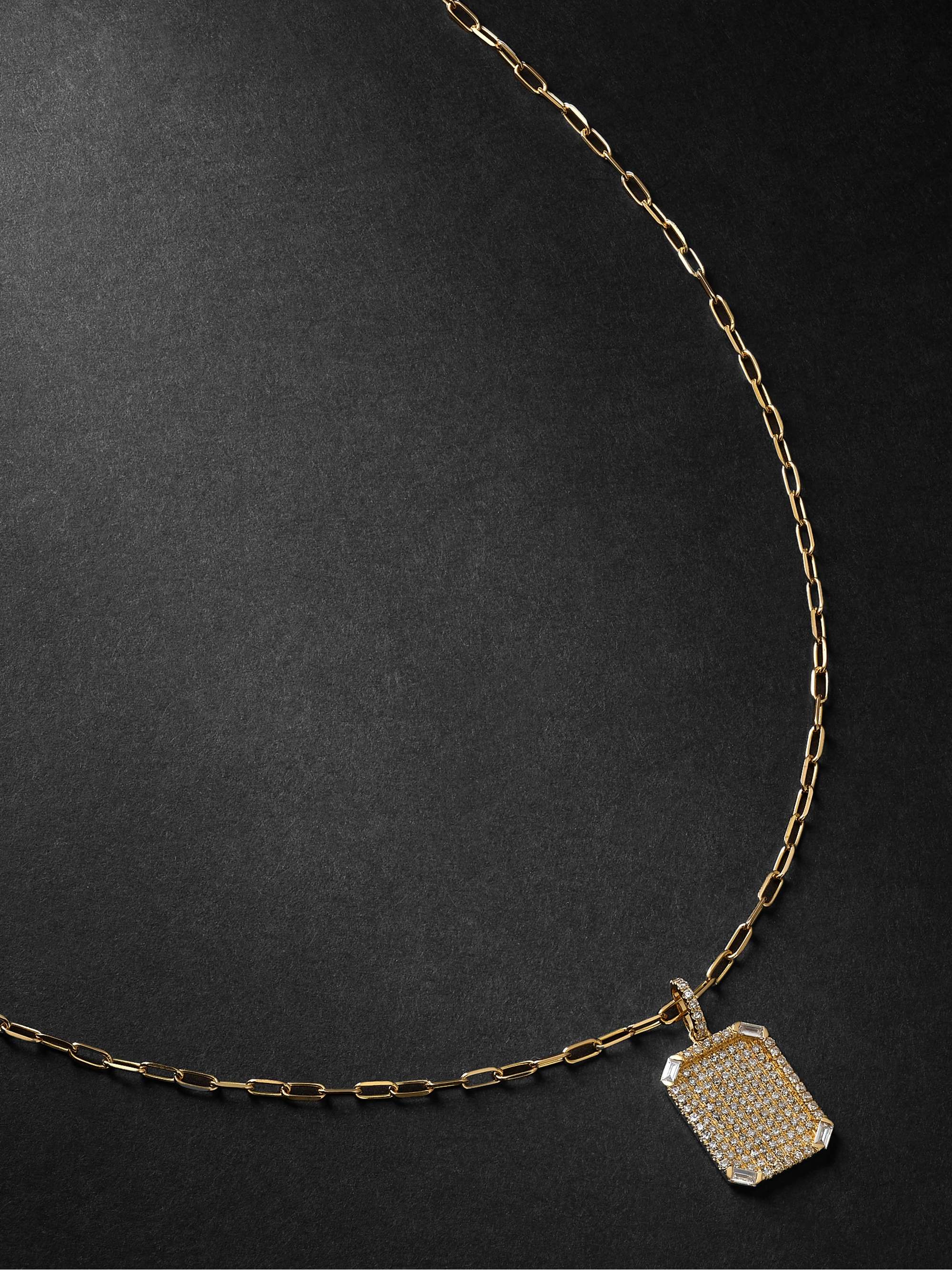 Small diamond on sale pendant mens