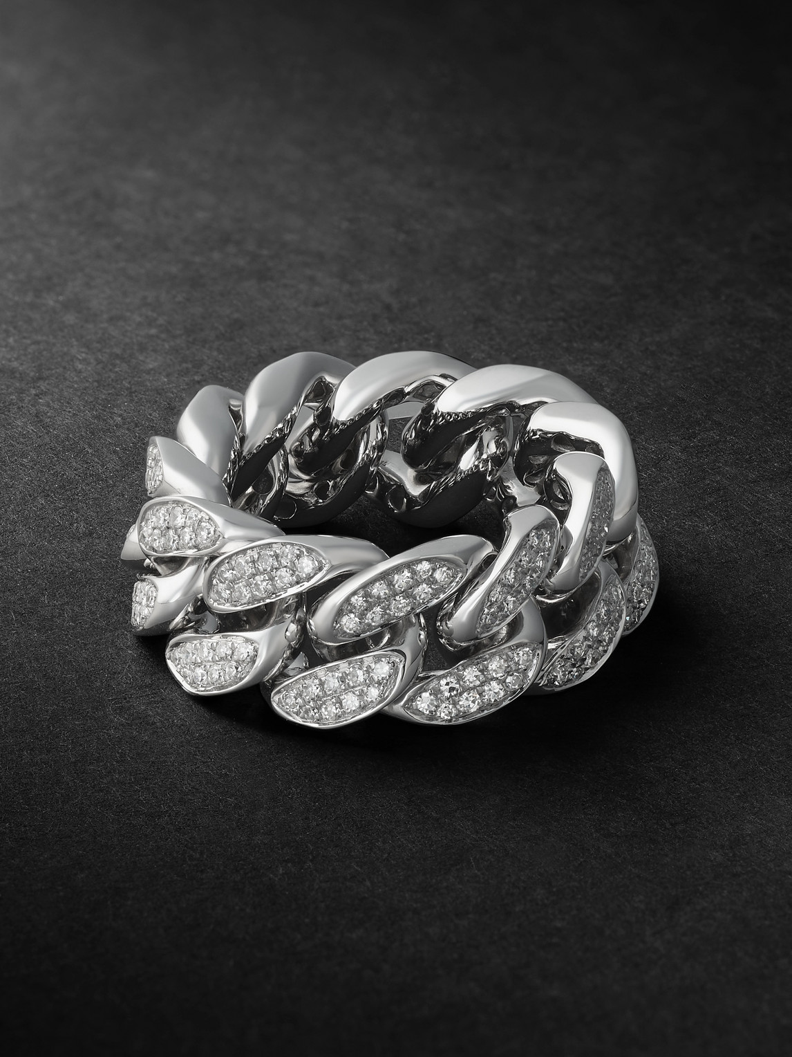 SHAY 18-Karat White Gold Diamond Ring - Men