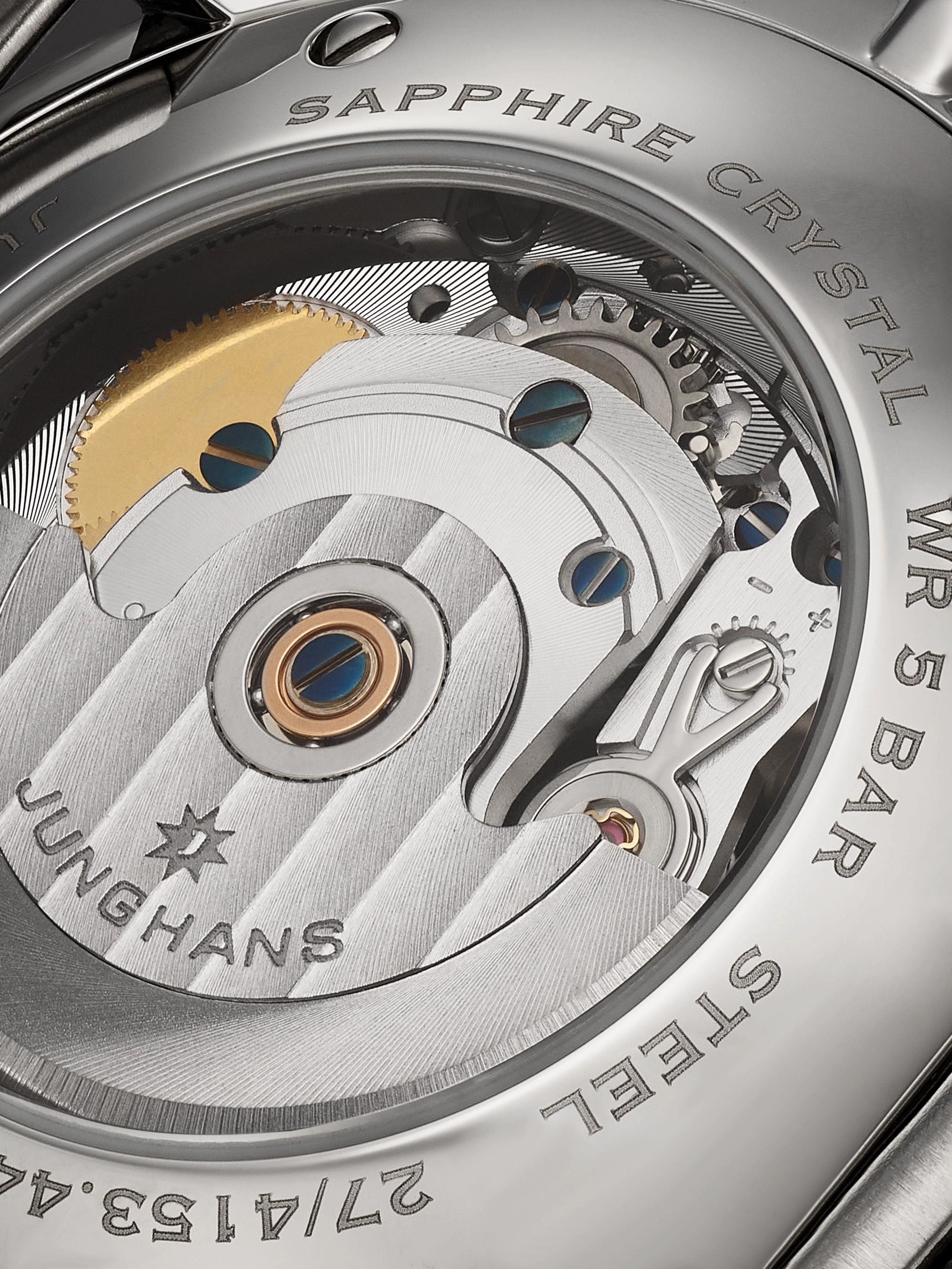 JUNGHANS Meister Fein Automatic 39.5mm Stainless Steel Watch, Ref. No. 27/4153.44