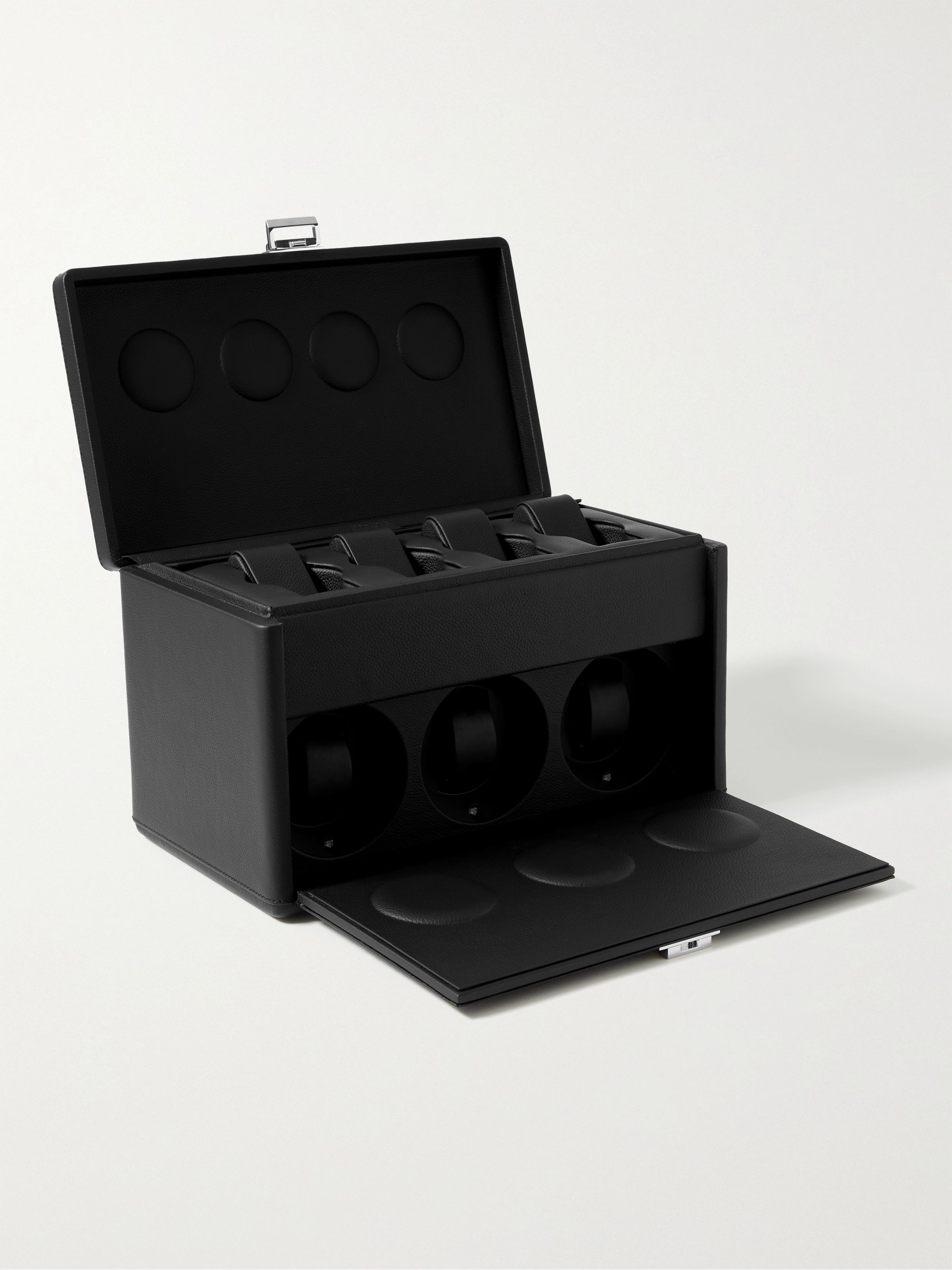 SCATOLA DEL TEMPO 7-RT Full-Grain Leather Triple Watch Winder