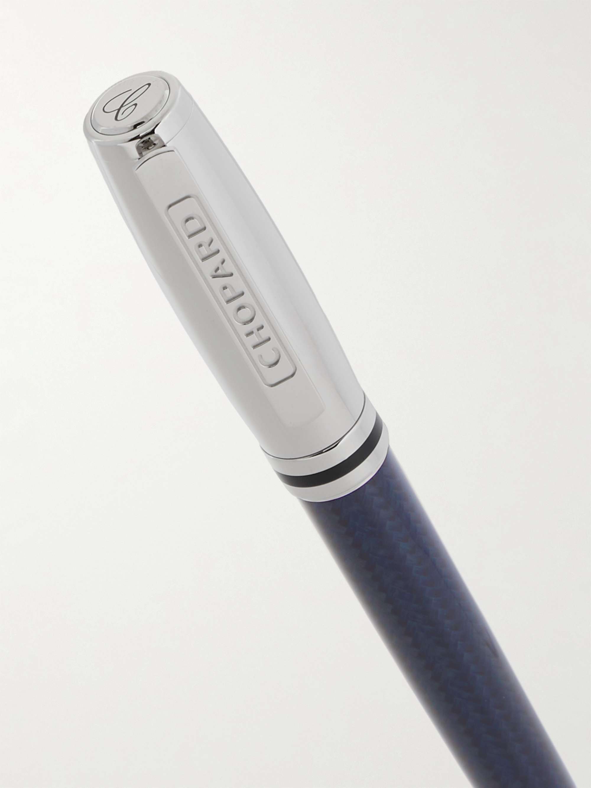 CHOPARD Mille Migla Carbon Fibre and Palladium Rollerball Pen