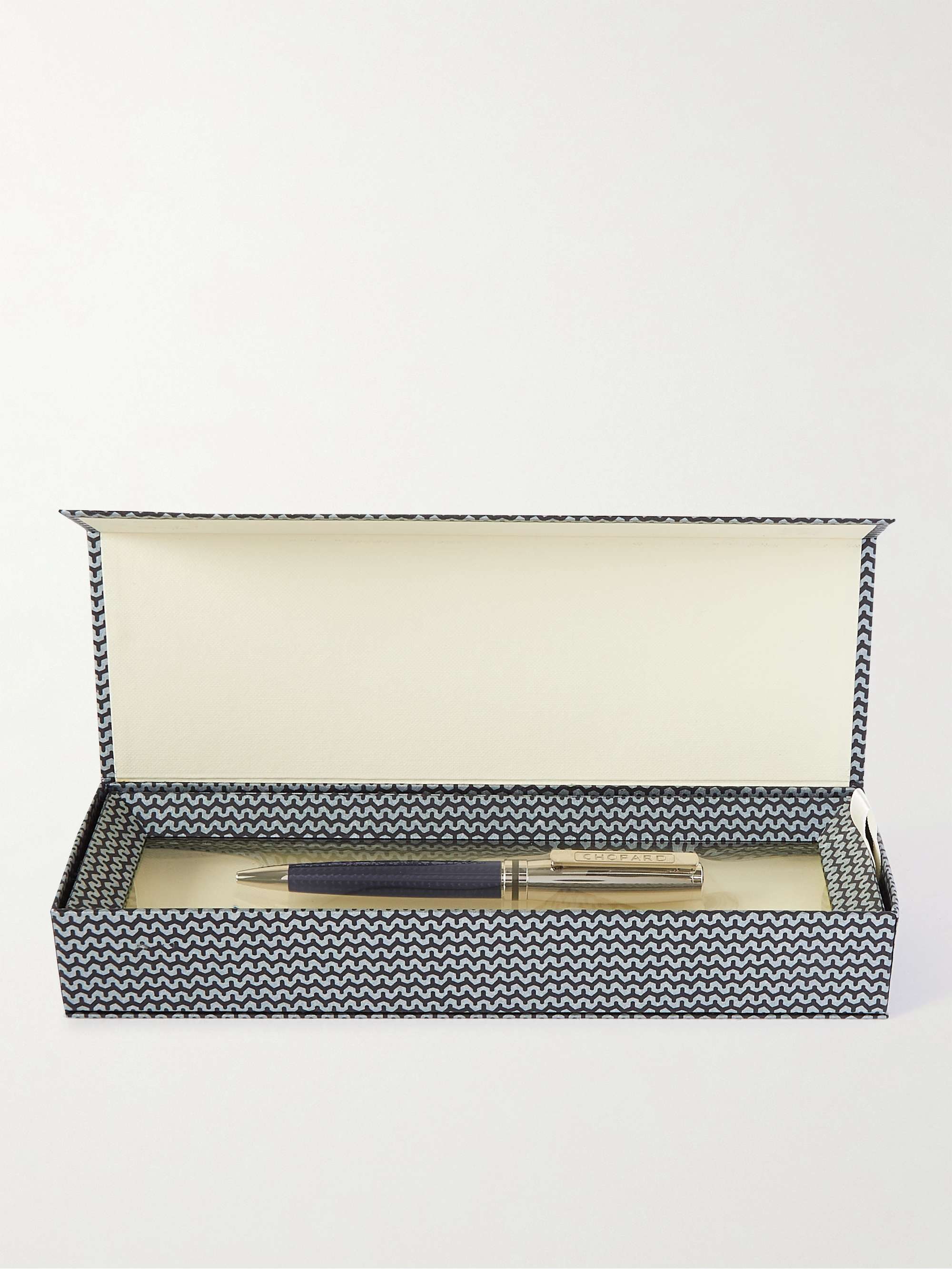 CHOPARD Mille Migla Carbon Fibre and Palladium Ballpoint Pen