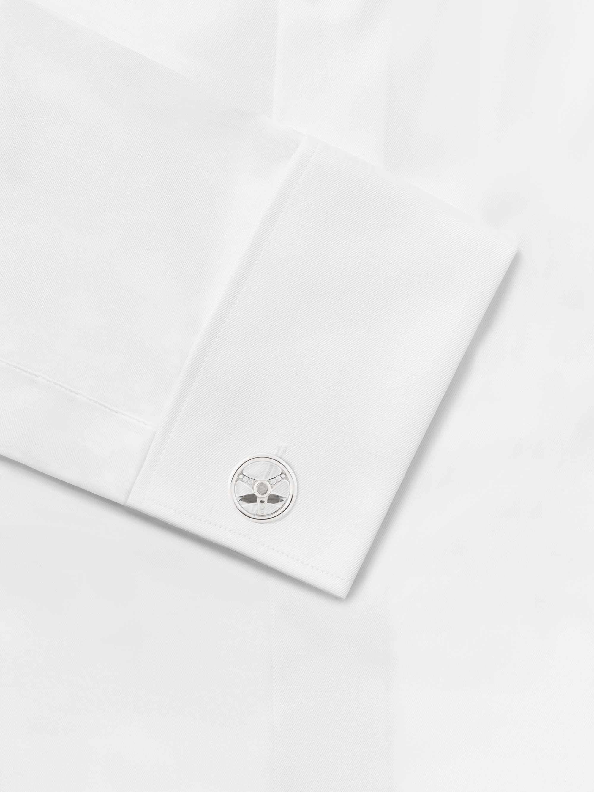 CHOPARD Racing Steering Wheel Stainless Steel Cufflinks