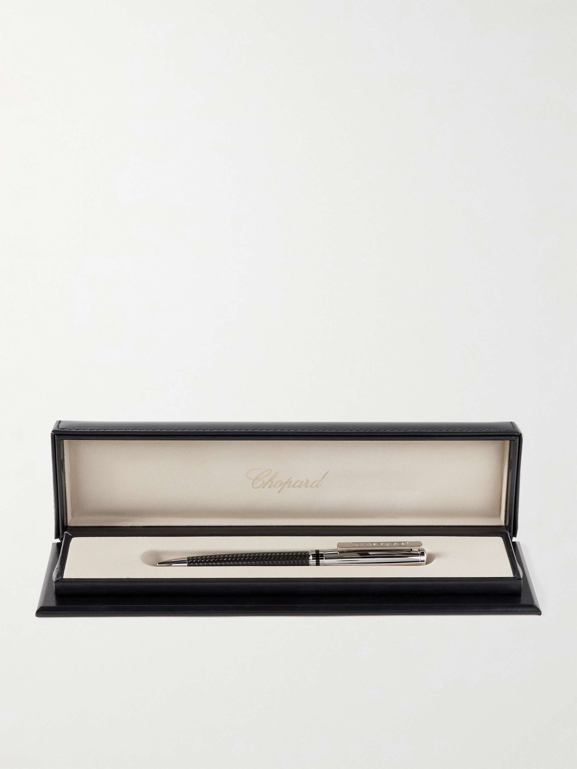 CHOPARD Brescia Carbon Fibre and Palladium Ballpoint Pen