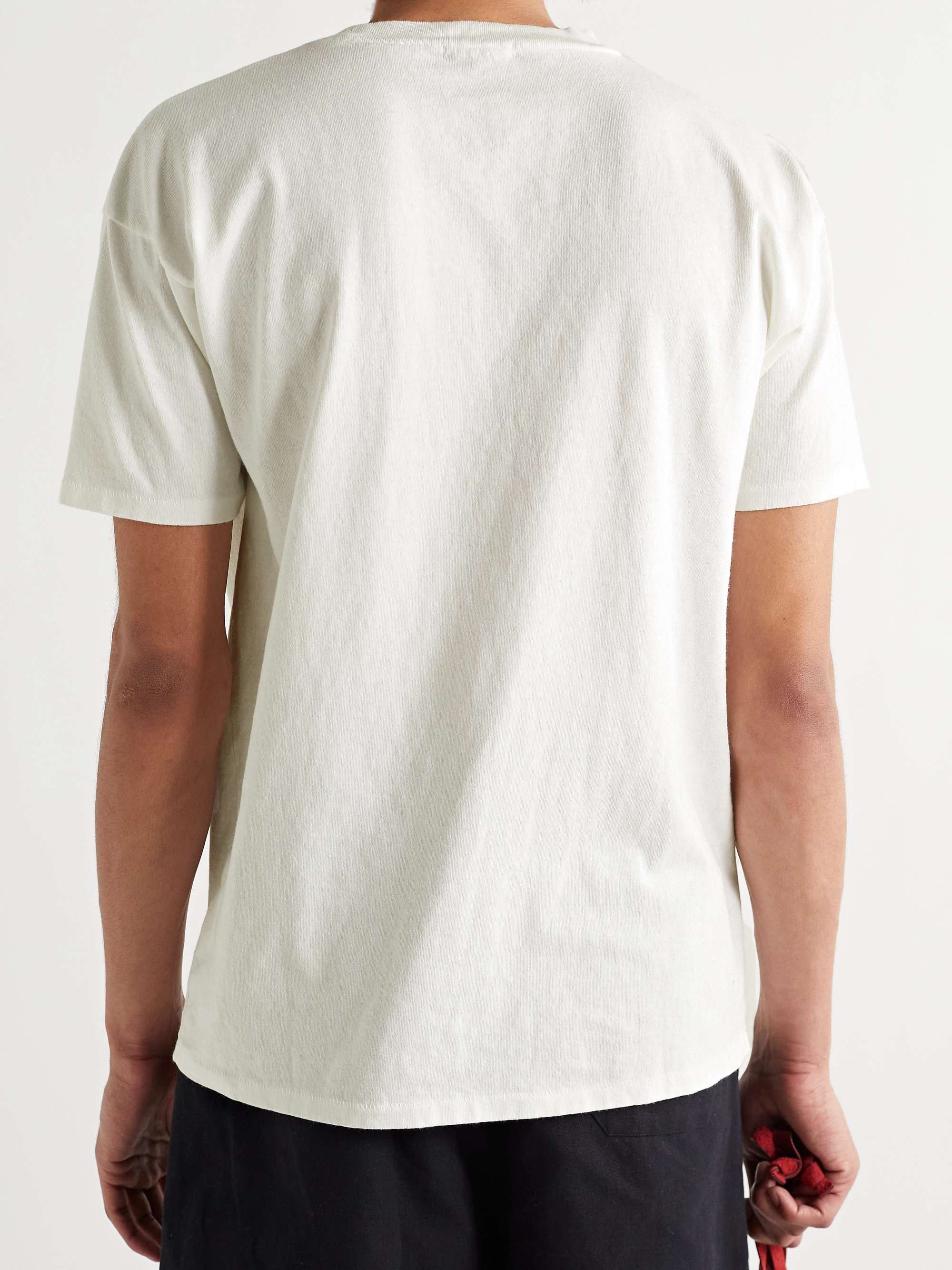 BODE Logo-Embroidered Cotton-Jersey T-Shirt
