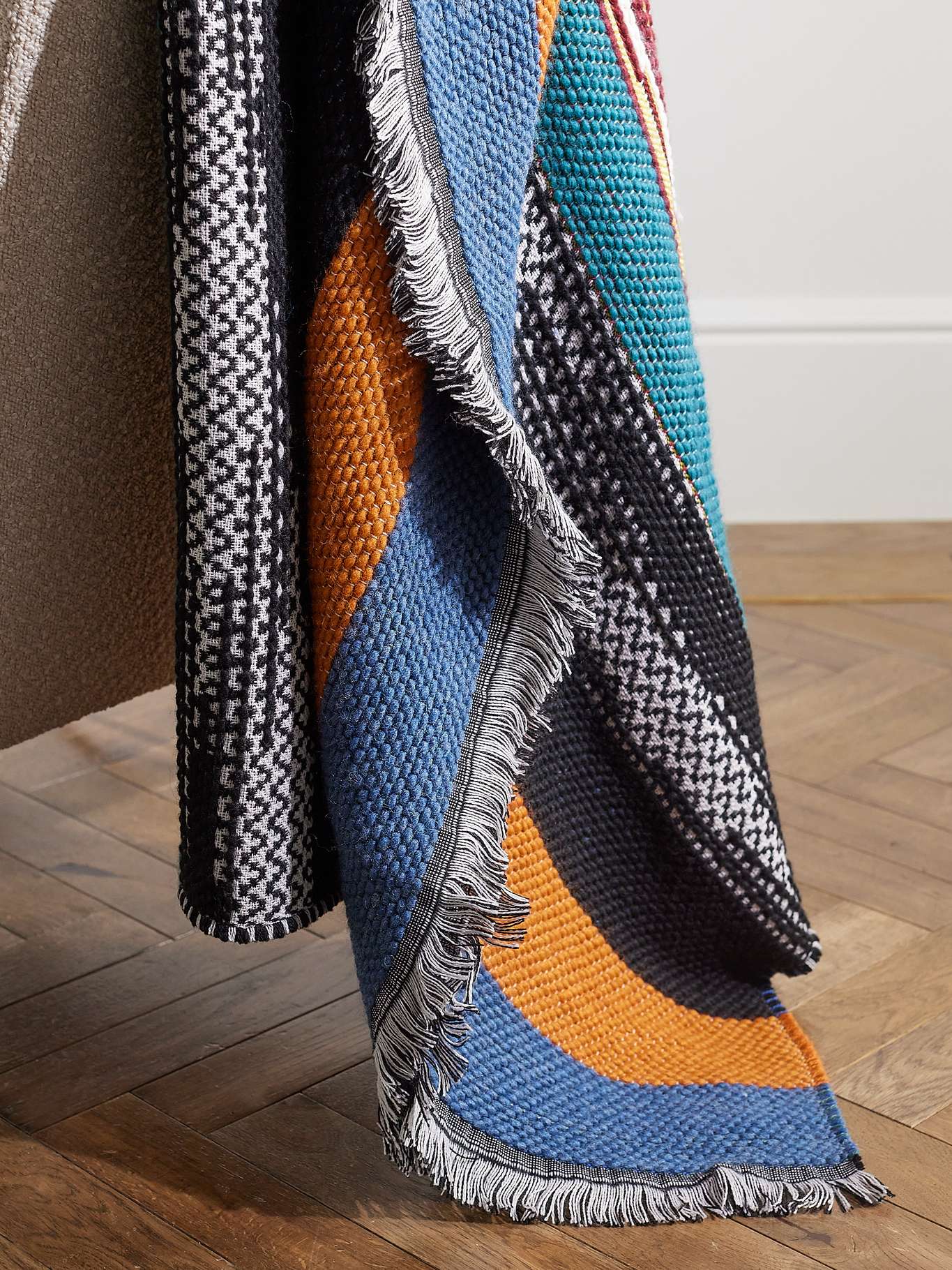 MISSONI HOME Yailin Fringed Jacquard Throw for Men MR PORTER