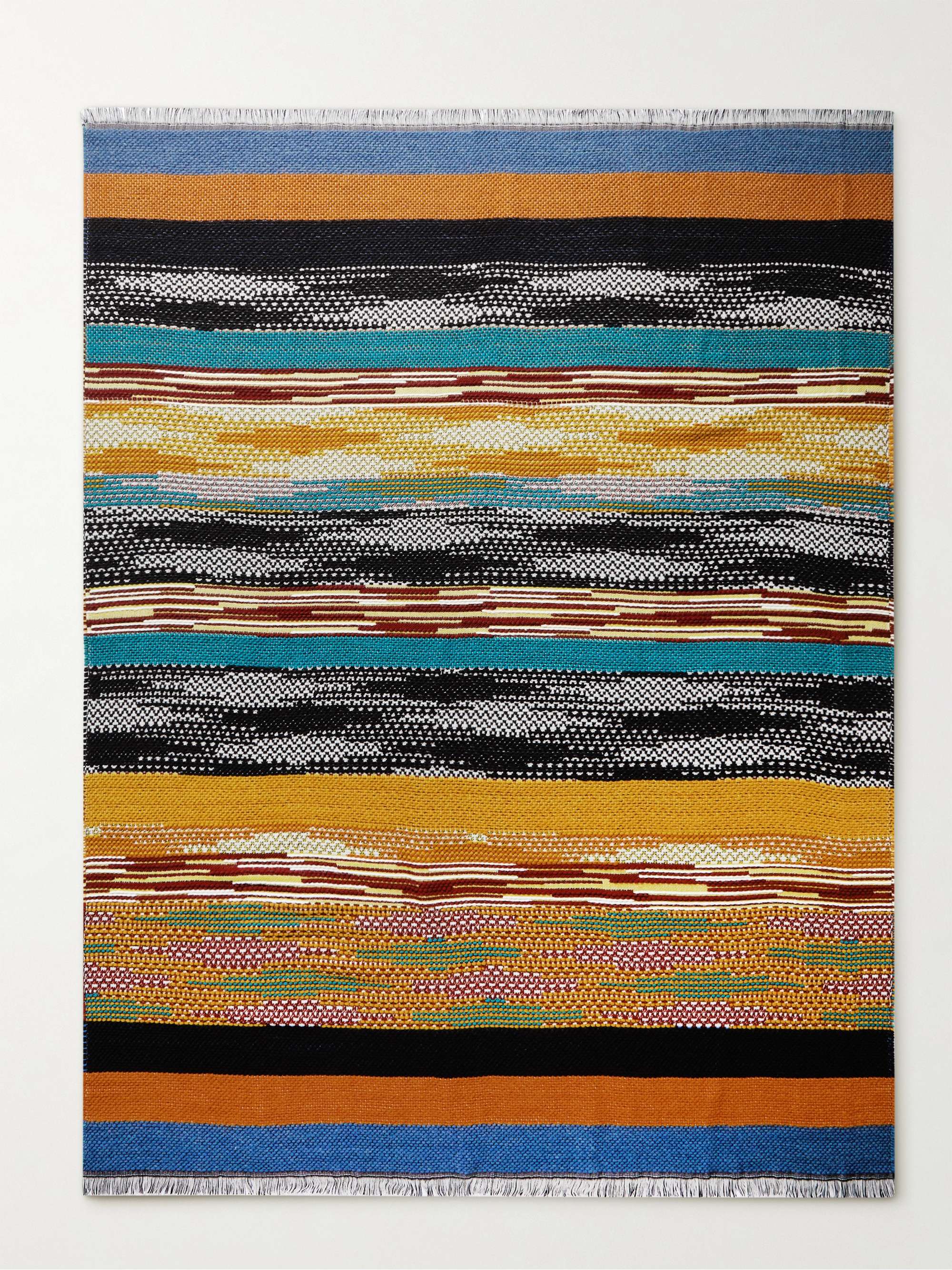 MISSONI HOME Yailin Fringed Jacquard Throw for Men MR PORTER
