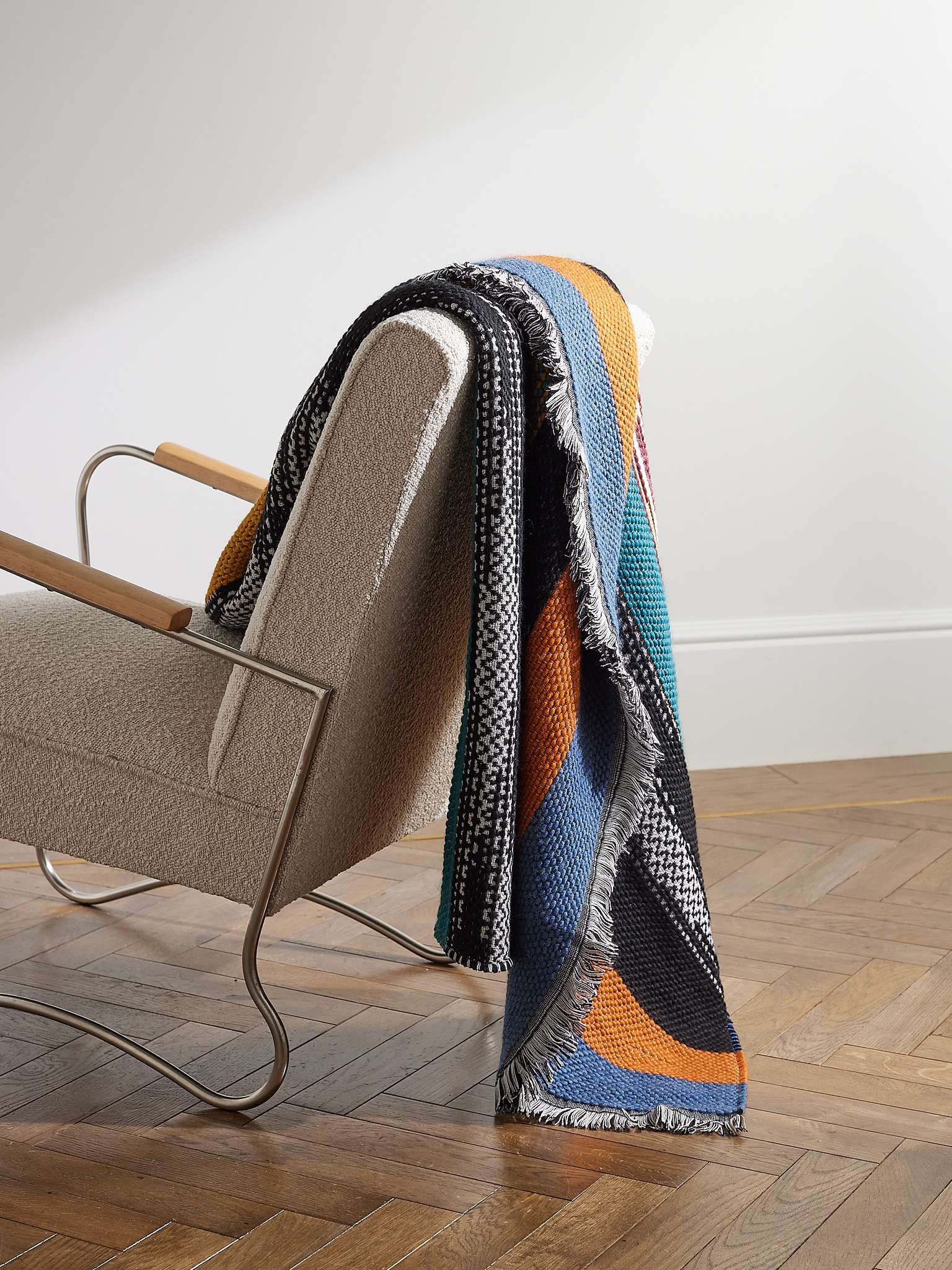 MISSONI HOME Yailin Fringed Jacquard Throw for Men MR PORTER