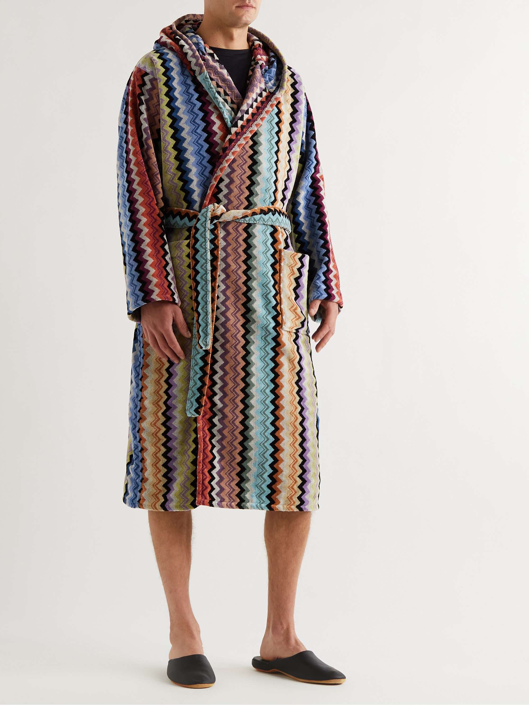 MISSONI HOME Adam Cotton-Terry Hooded Robe