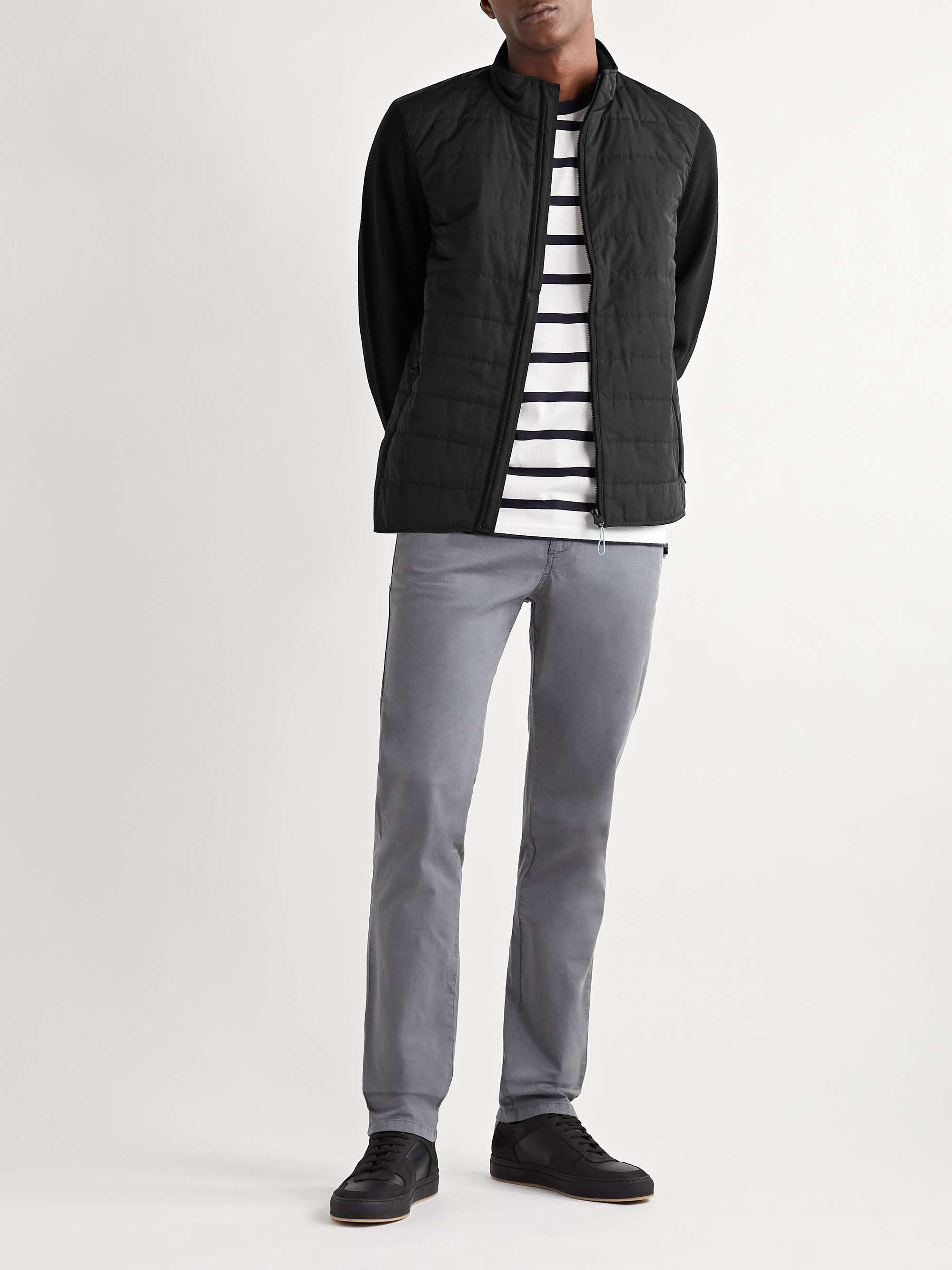ORLEBAR BROWN Downtown Capsule Terence Quilted Shell and Wool Jacket