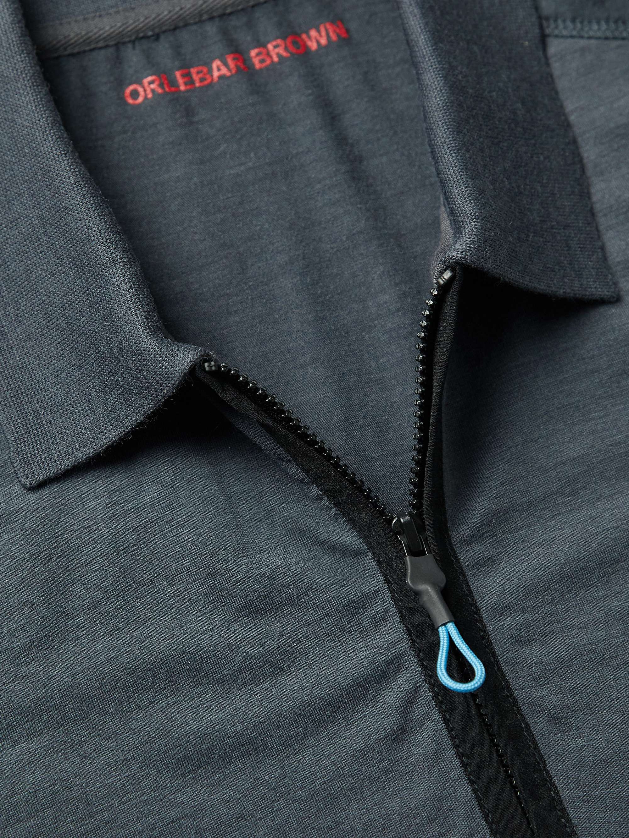 ORLEBAR BROWN Downtown Capsule Jarrett Merino Wool-Blend Jersey Polo Shirt