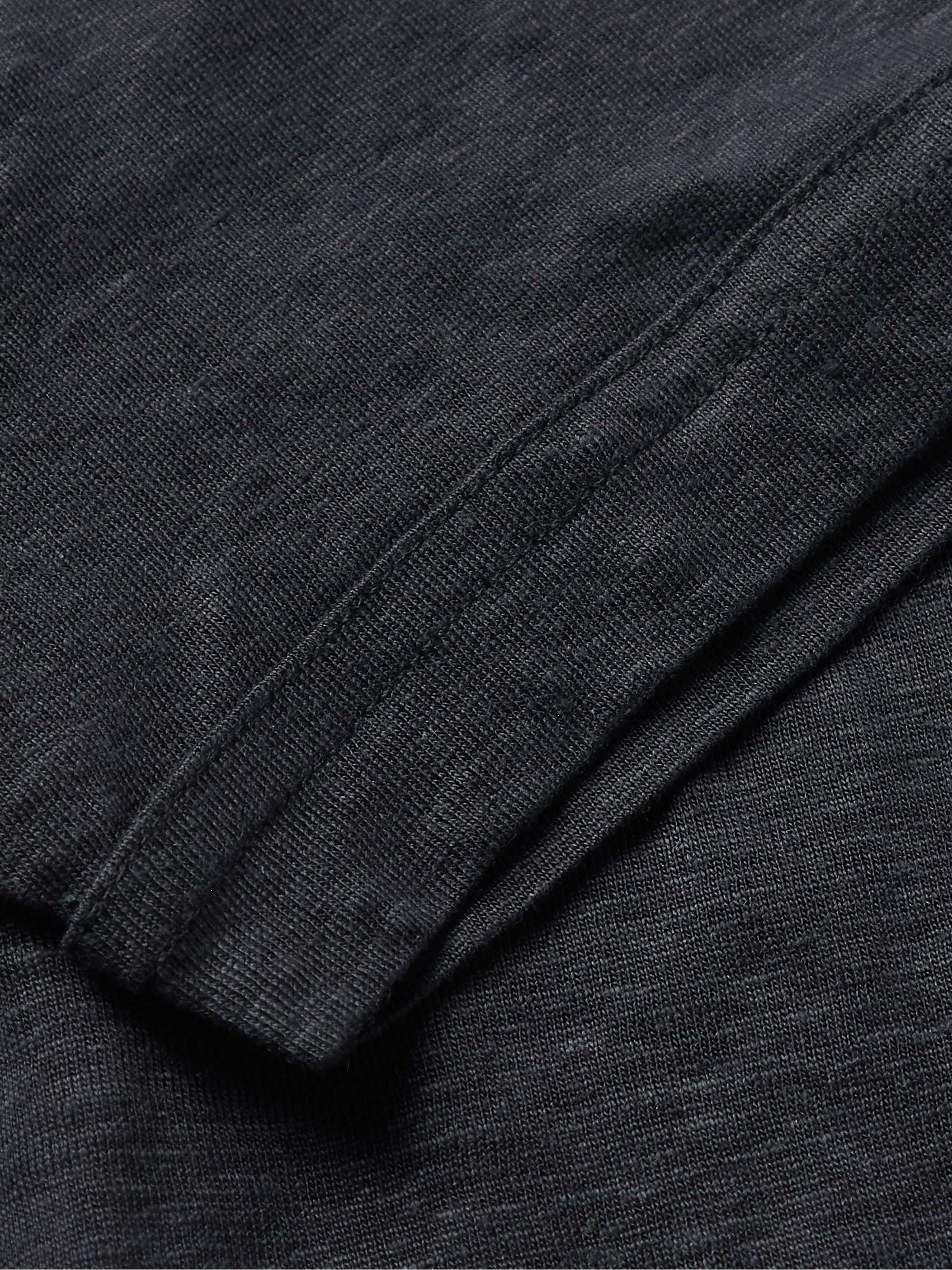 ZEGNA Linen Polo Shirt