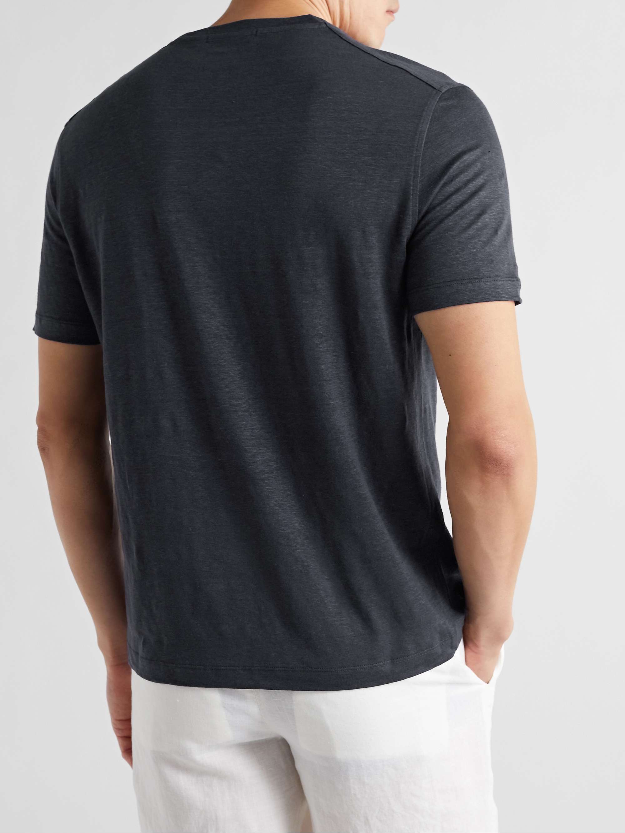 ZEGNA Linen T-Shirt