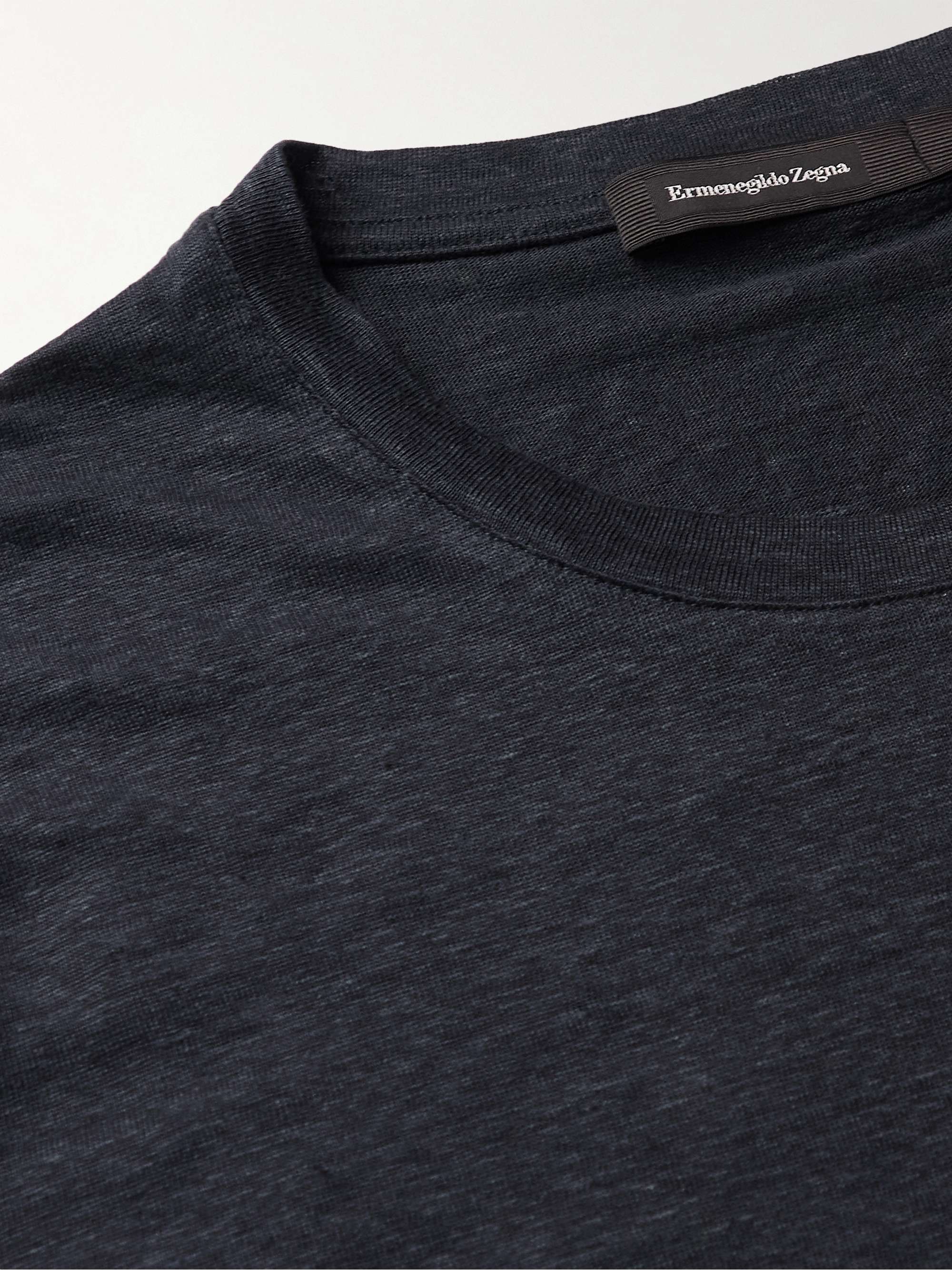 ZEGNA Linen T-Shirt