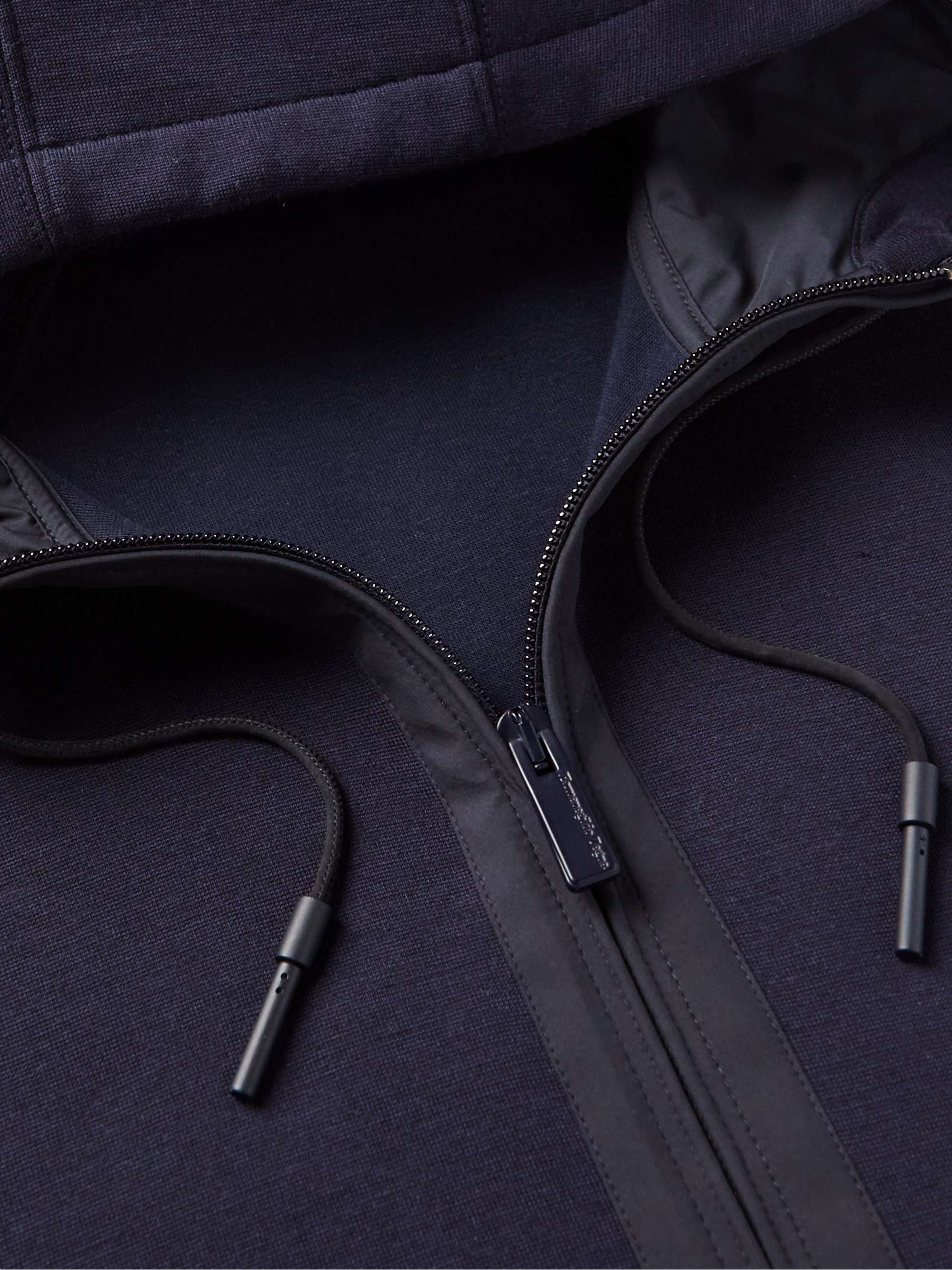 ZEGNA Jersey Zip-Up Hoodie