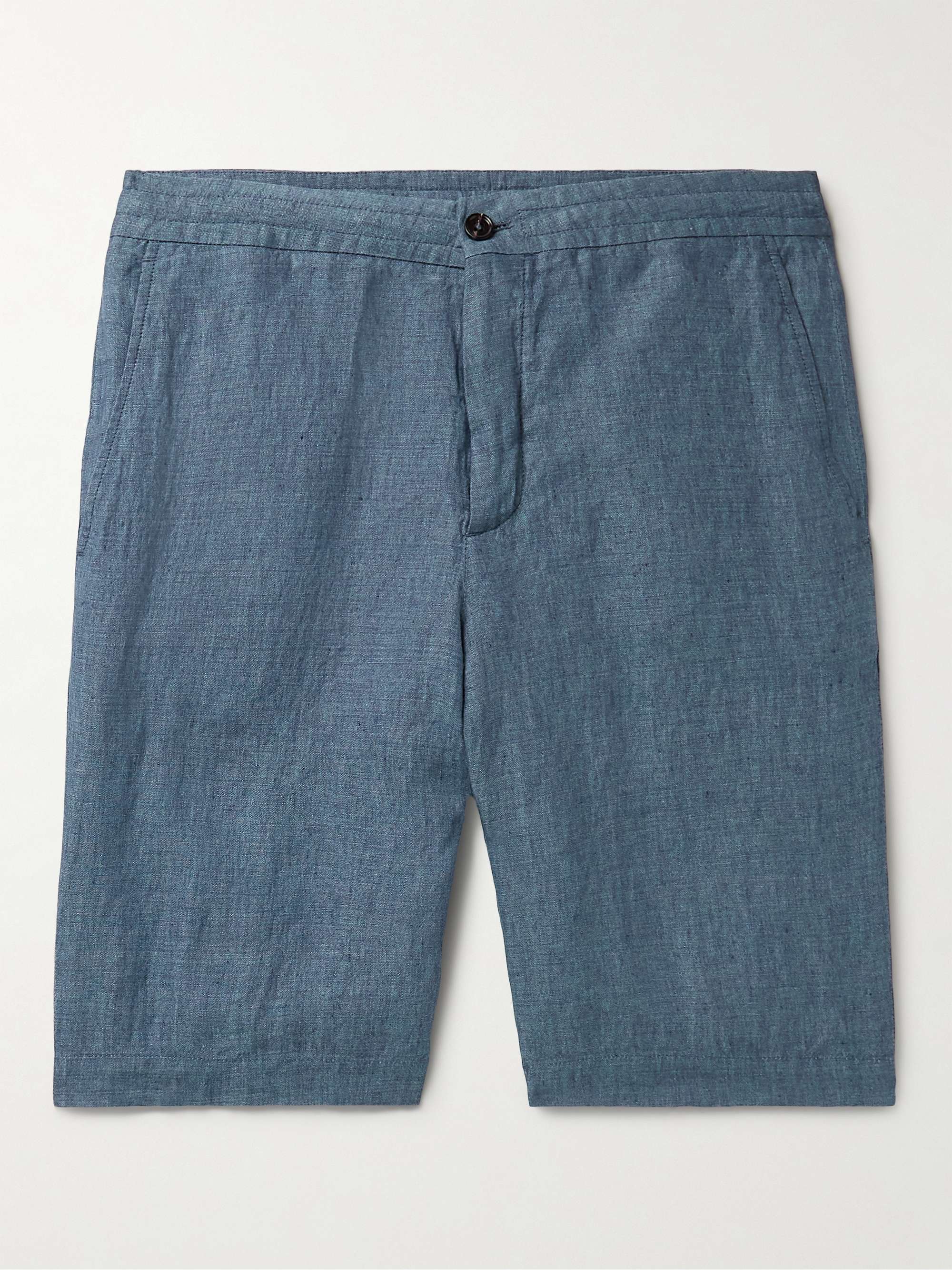 ZEGNA Straight-Leg Linen Shorts for Men | MR PORTER