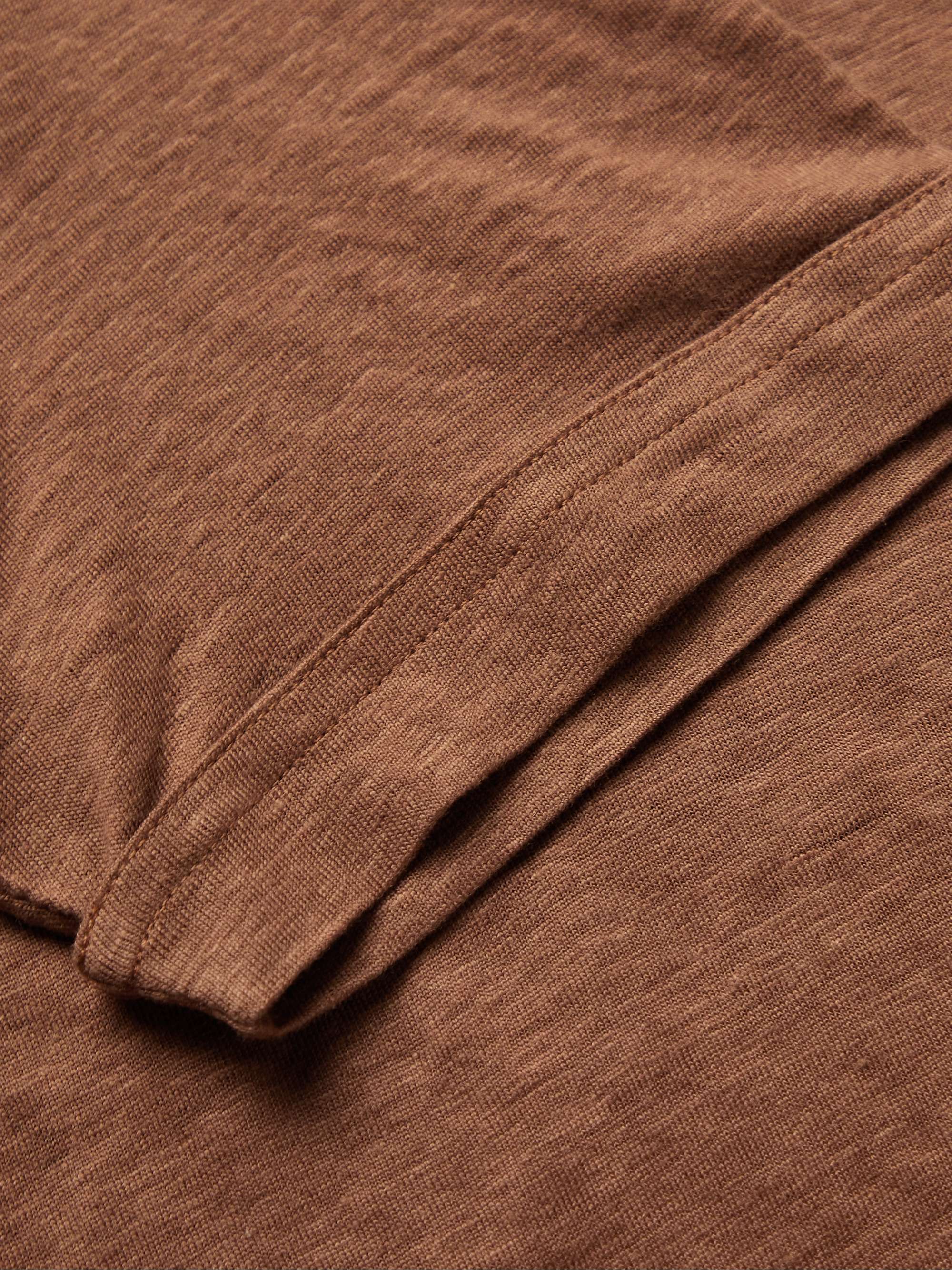 ZEGNA Linen Polo Shirt