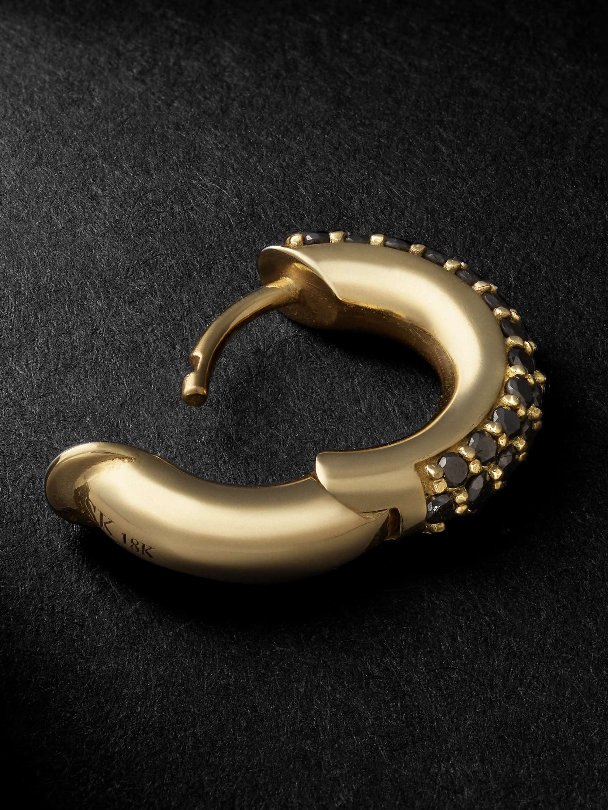 SPINELLI KILCOLLIN Gold Diamond Single Hoop Earring