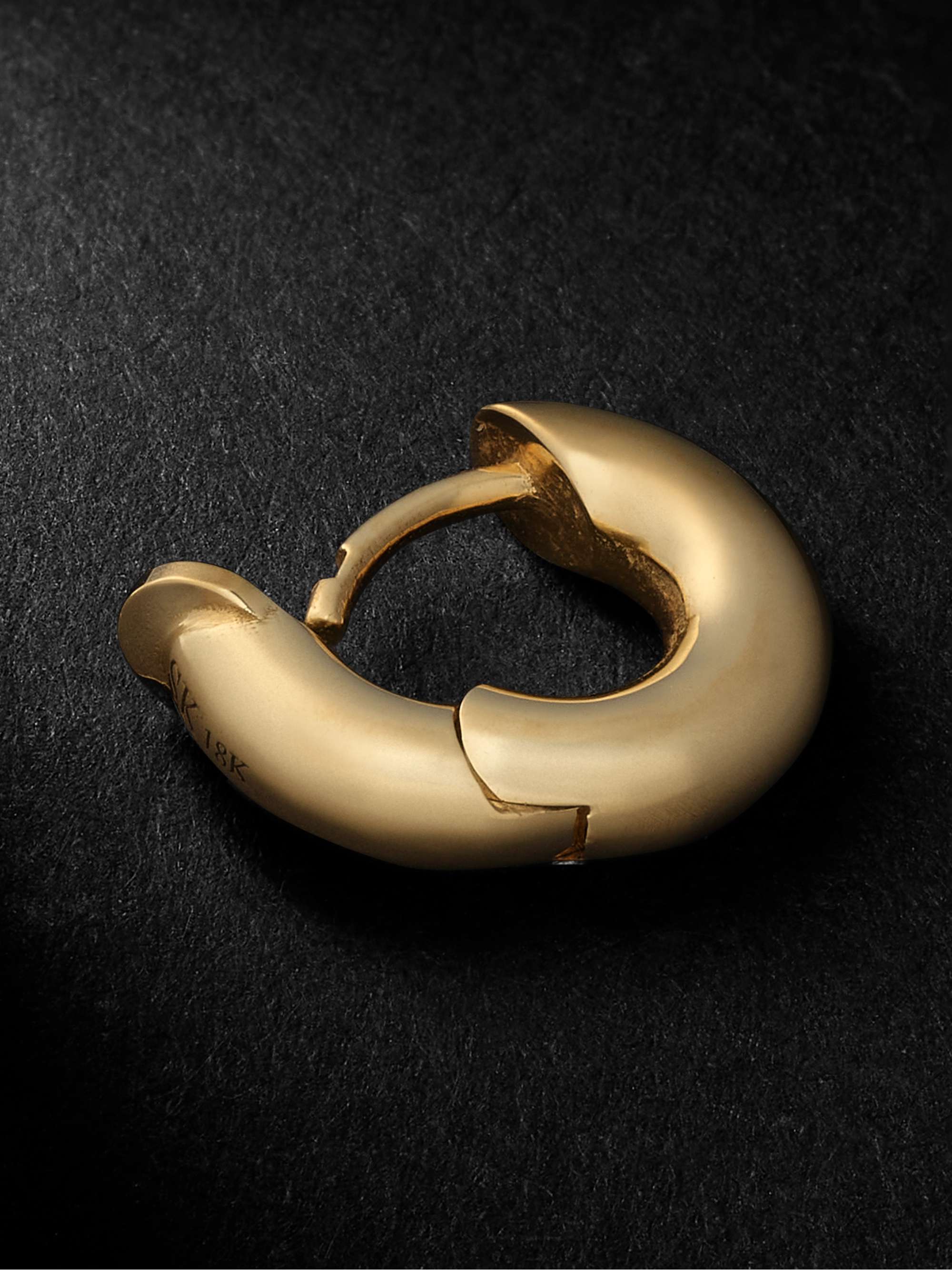 SPINELLI KILCOLLIN Mini Macrohoop Gold Single Hoop Earring