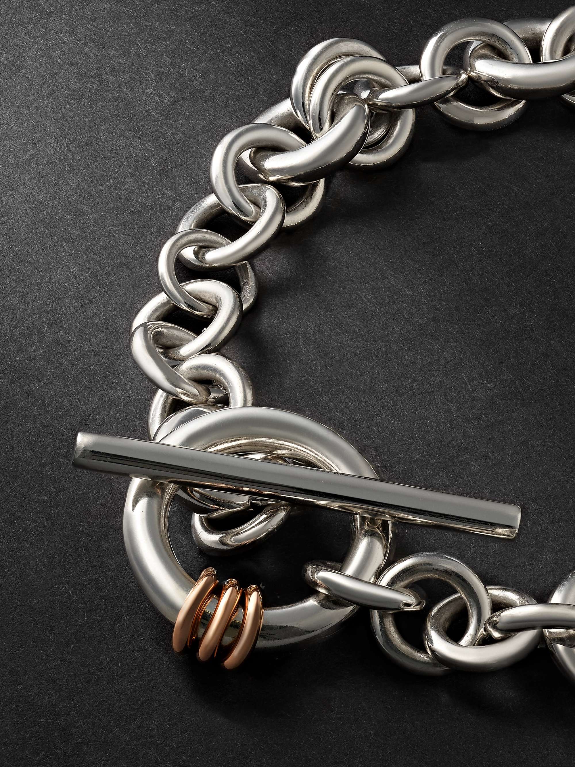 SPINELLI KILCOLLIN Atlantis Silver and Rose Gold Bracelet