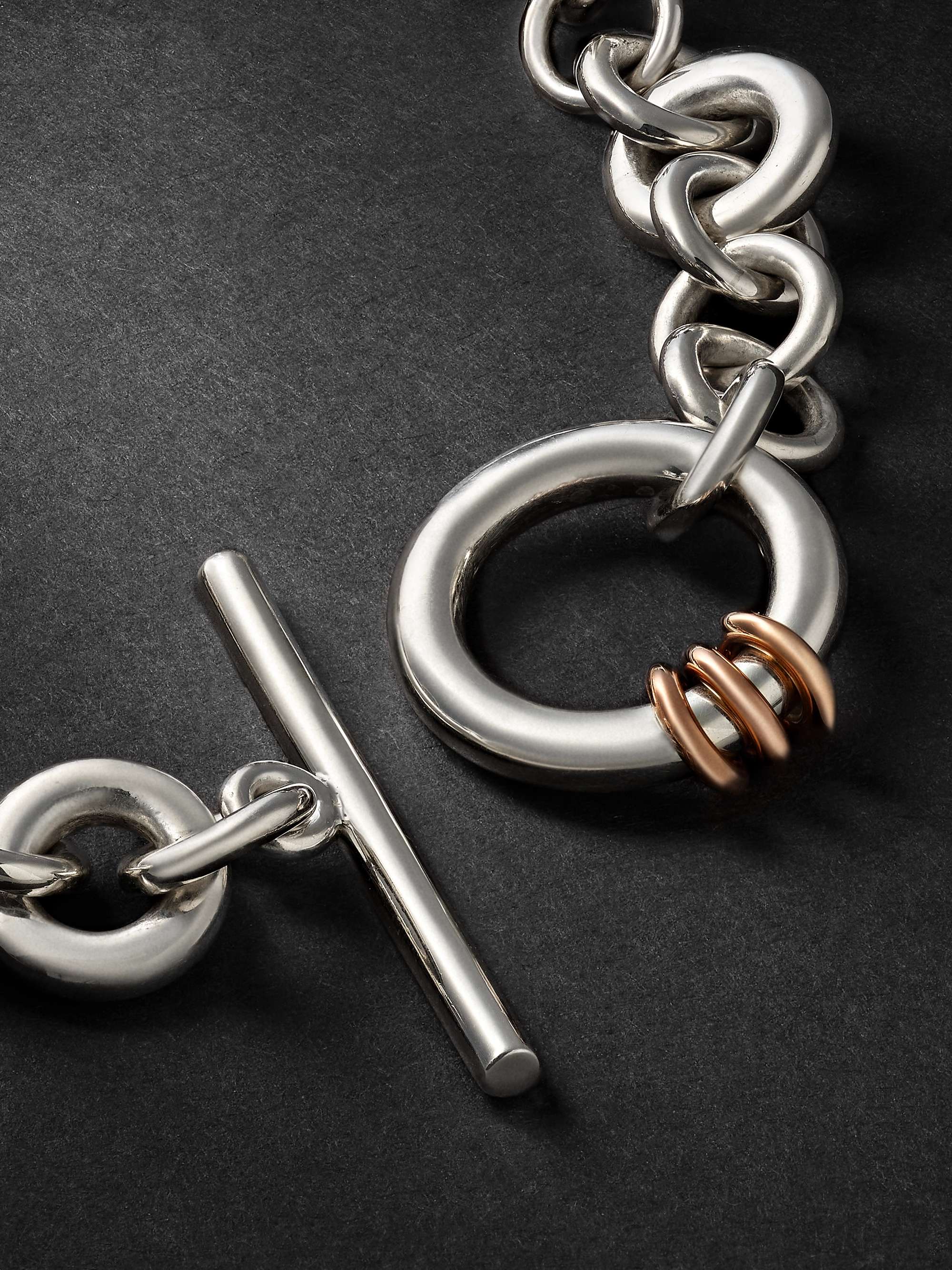 SPINELLI KILCOLLIN Atlantis Silver and Rose Gold Bracelet