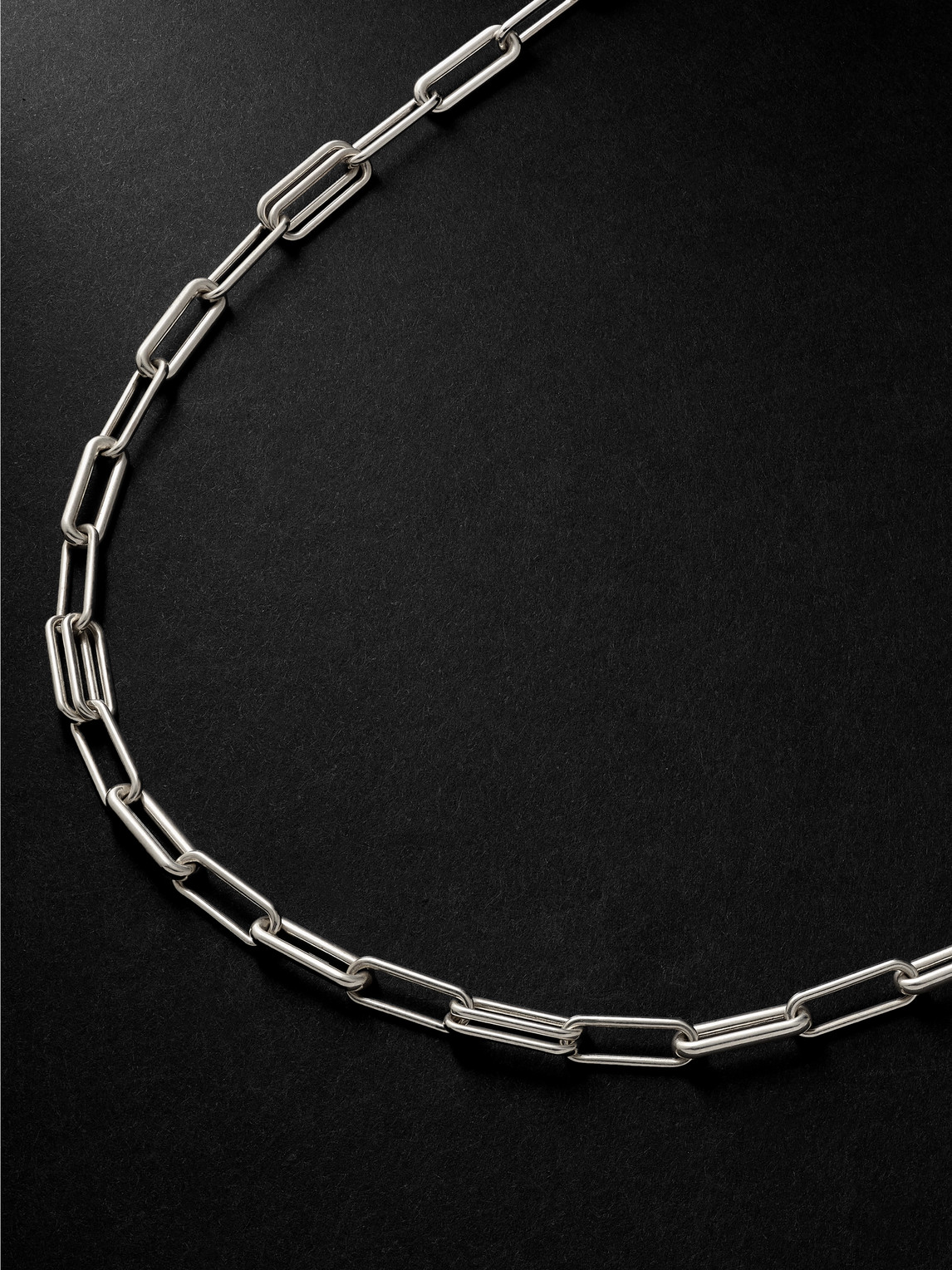Spinelli Kilcollin - Elliptical Silver Chain Necklace - Men - Silver